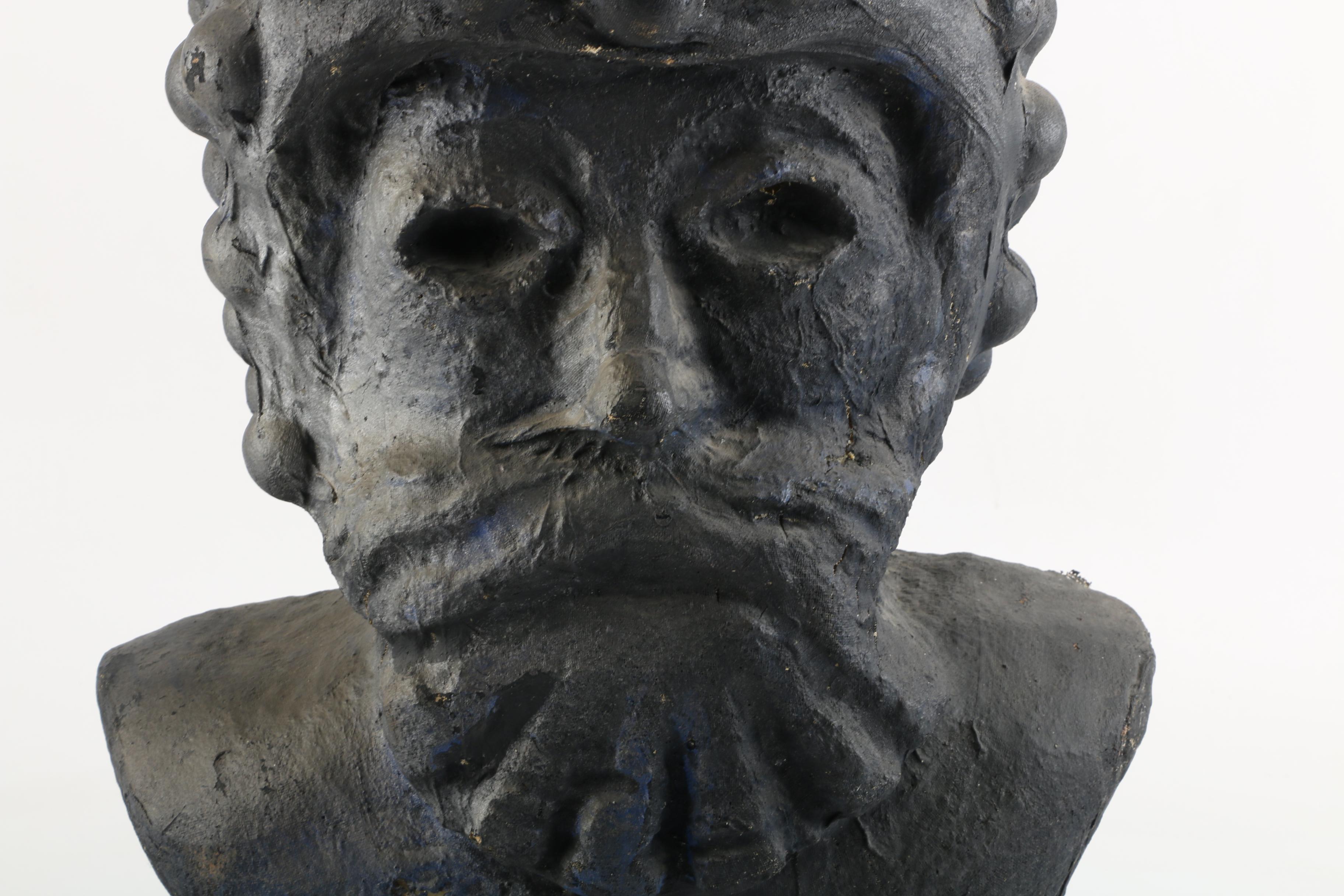 Painted Styrofoam Greek Bust