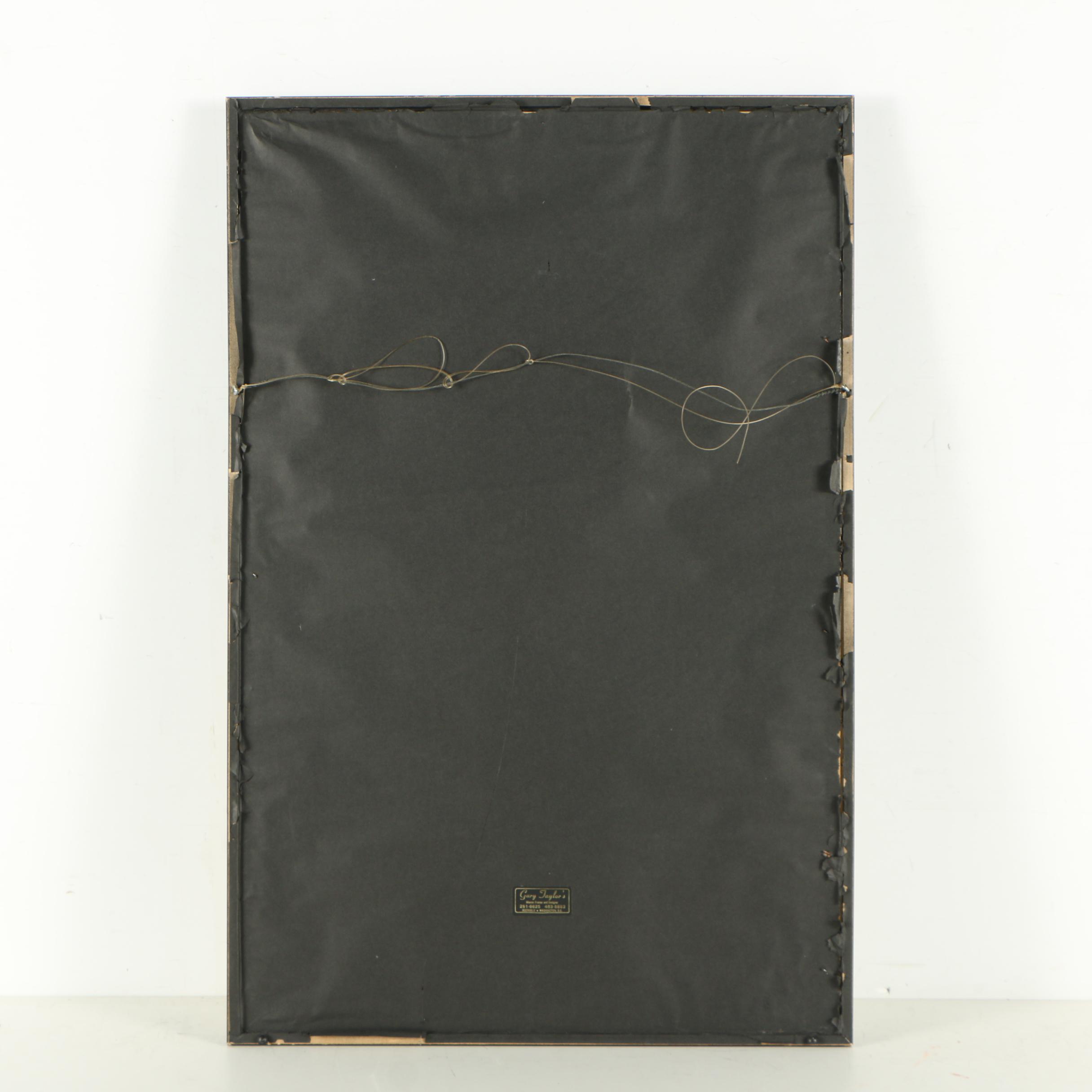 Relief Print of a Building