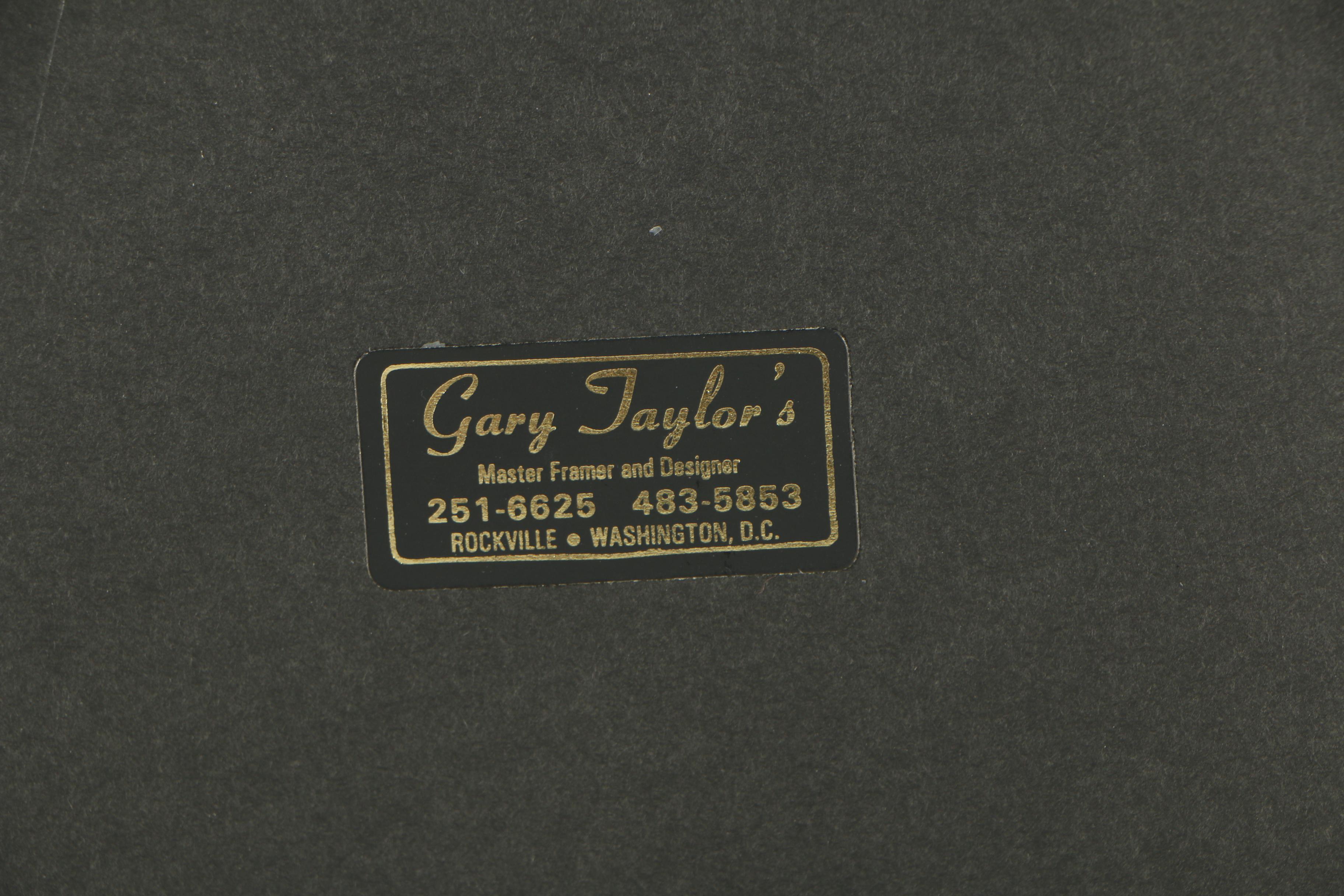 Relief Print of a Building