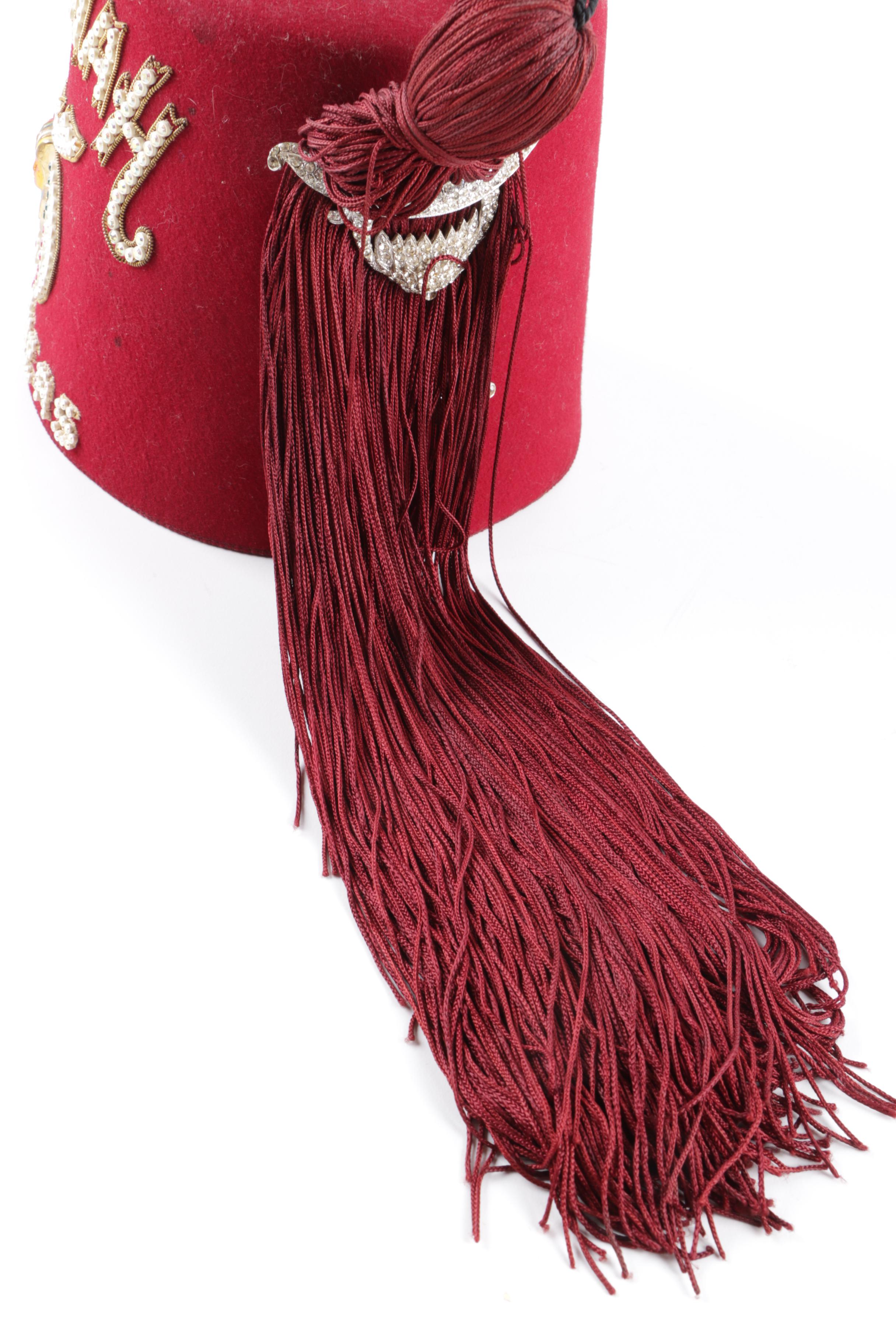 Vintage Anthony Nizzardini Masonic Supply Co. Shriners Fez