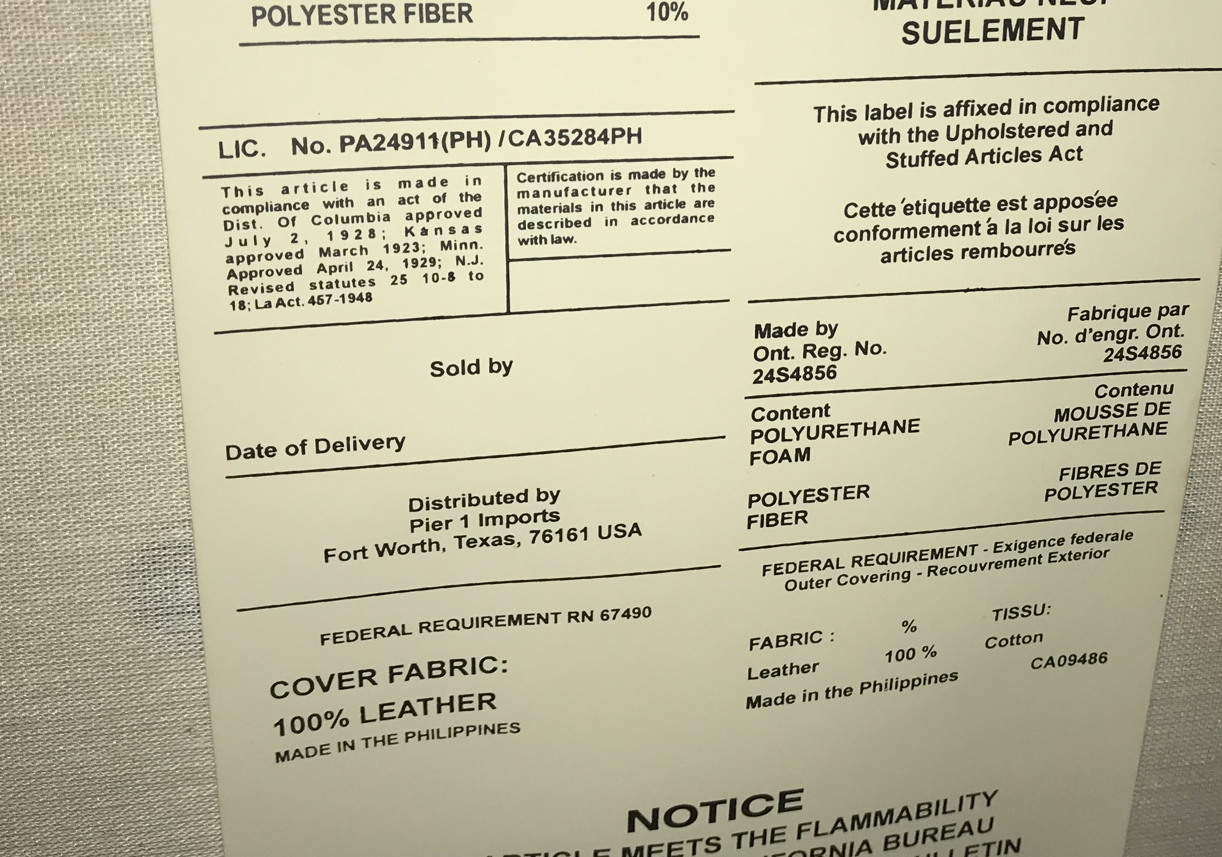 Wrought Iron and Leather Bar Stools by Pier 1 Imports