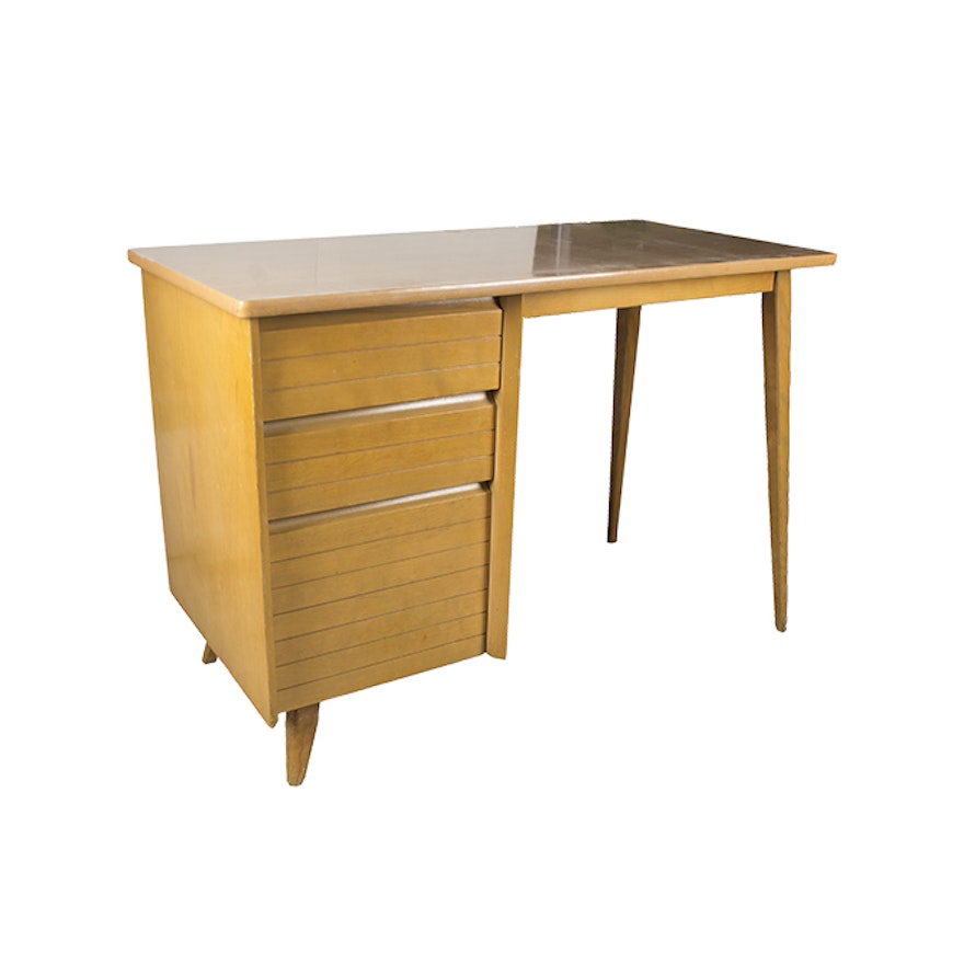 Mid Century Modern Student Desk by Baumritter