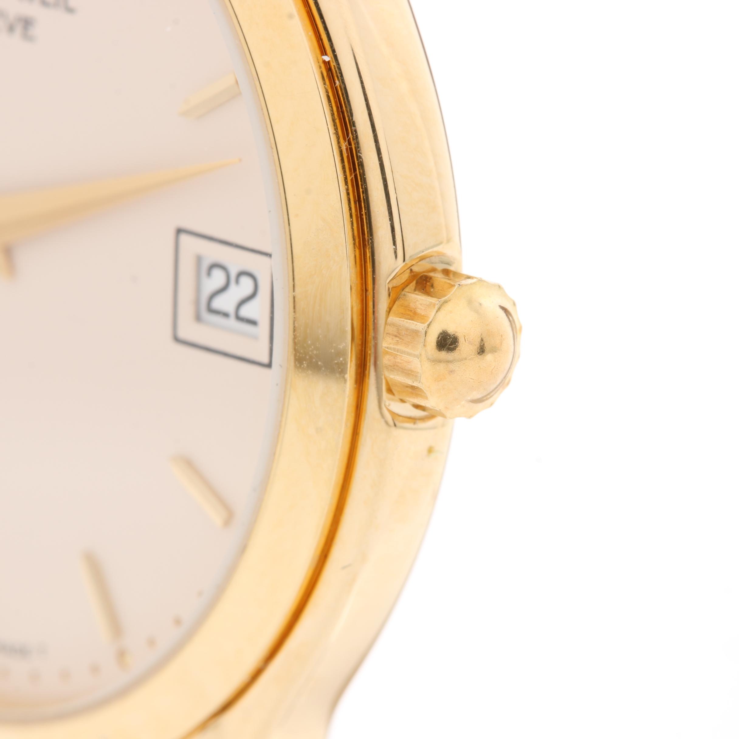 Raymond Weil 5569 Gold Tone Leather Watch with Pouch