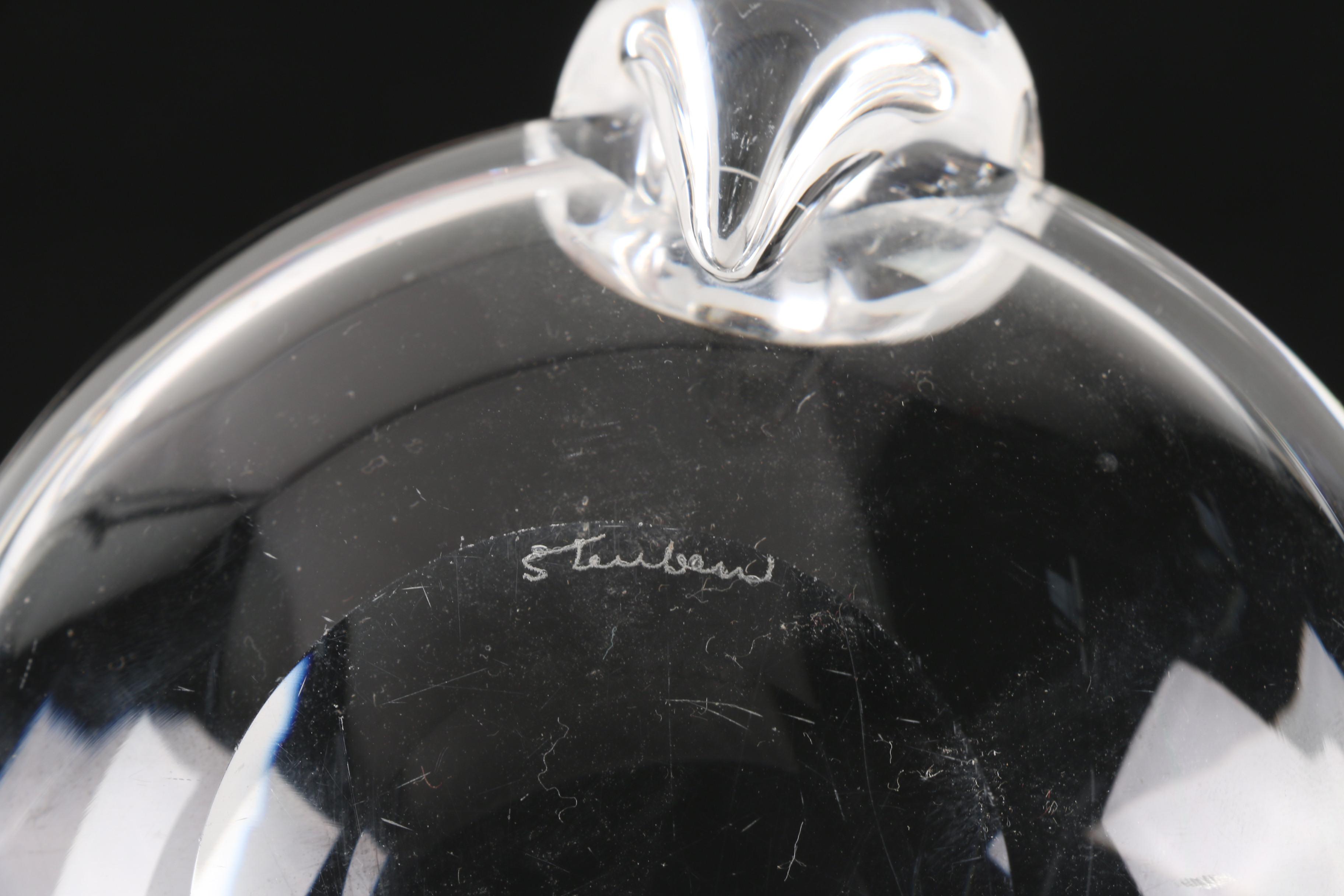 Steuben Glass Ash Receivers