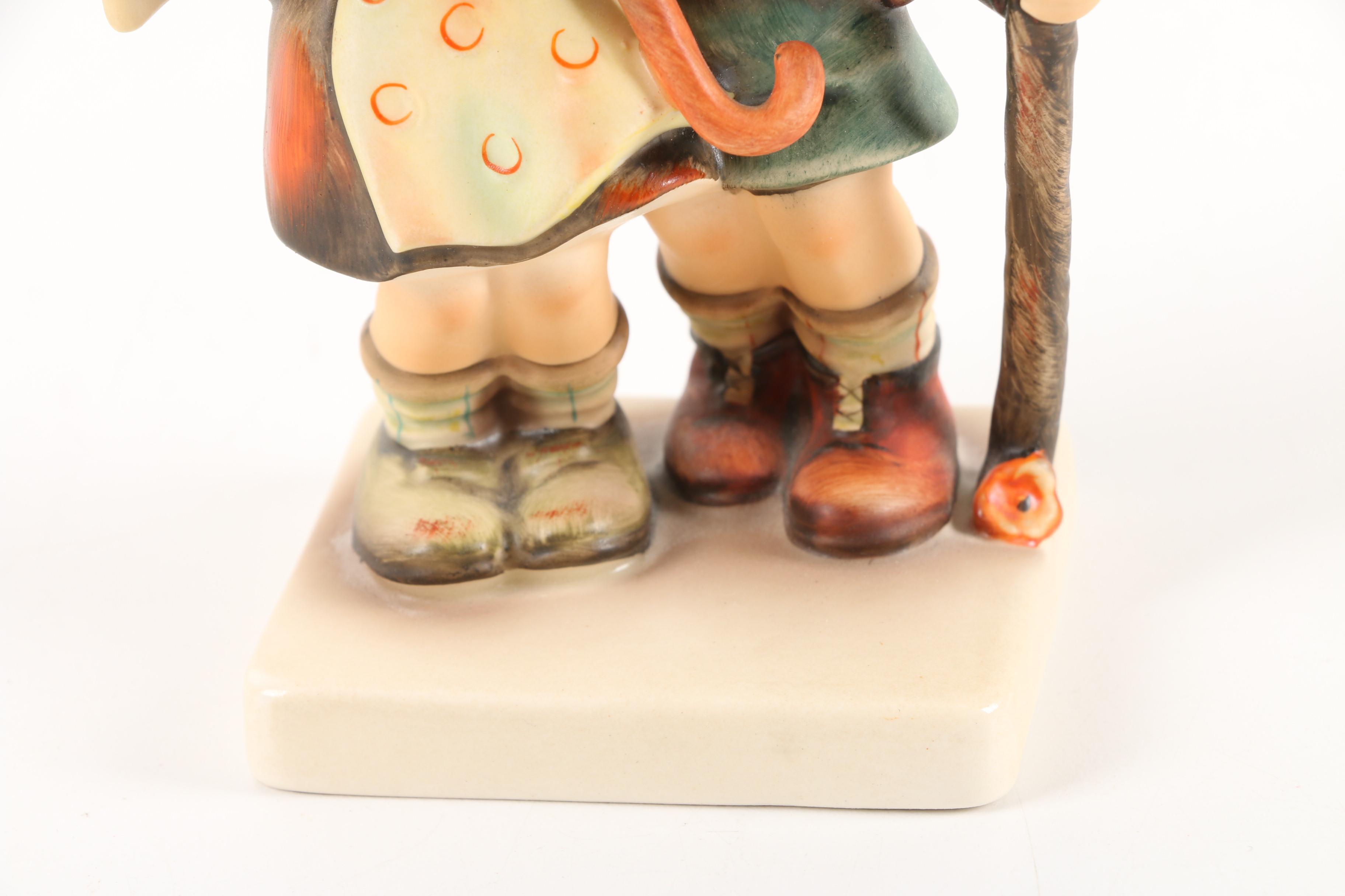 Vintage Goebel M.I. Hummel "Stormy Weather" Hand-Painted Figurine