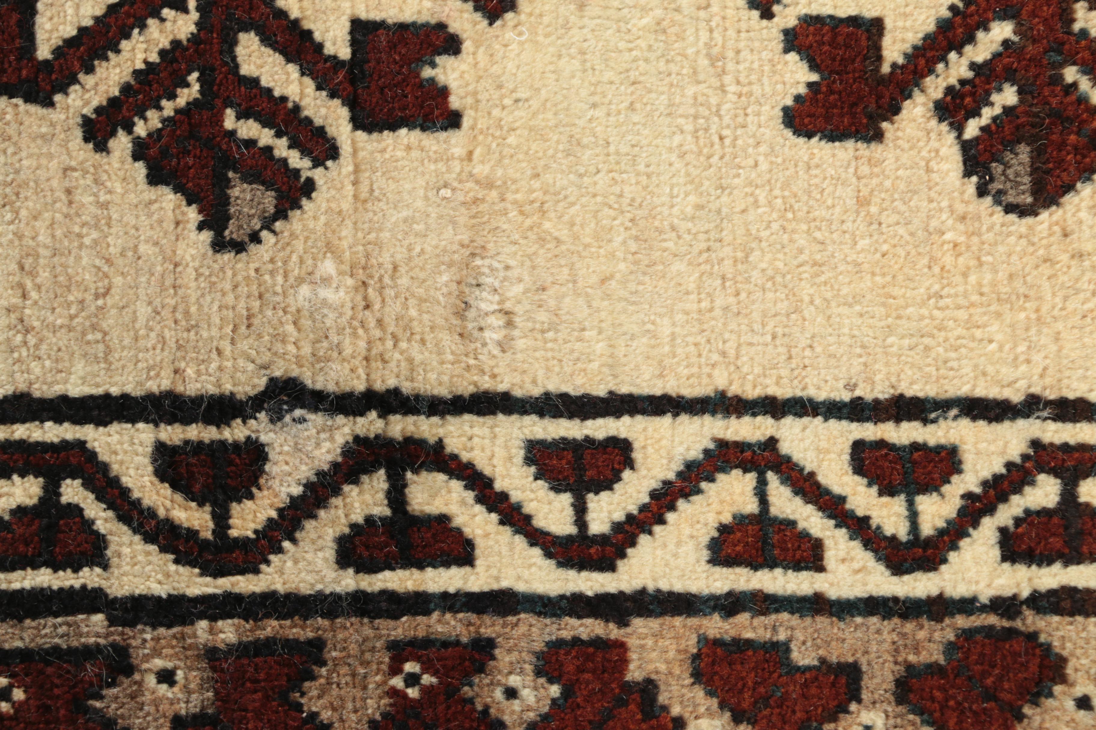 Hand-Knotted Inscribed Persian "Village" Wool Long Rug