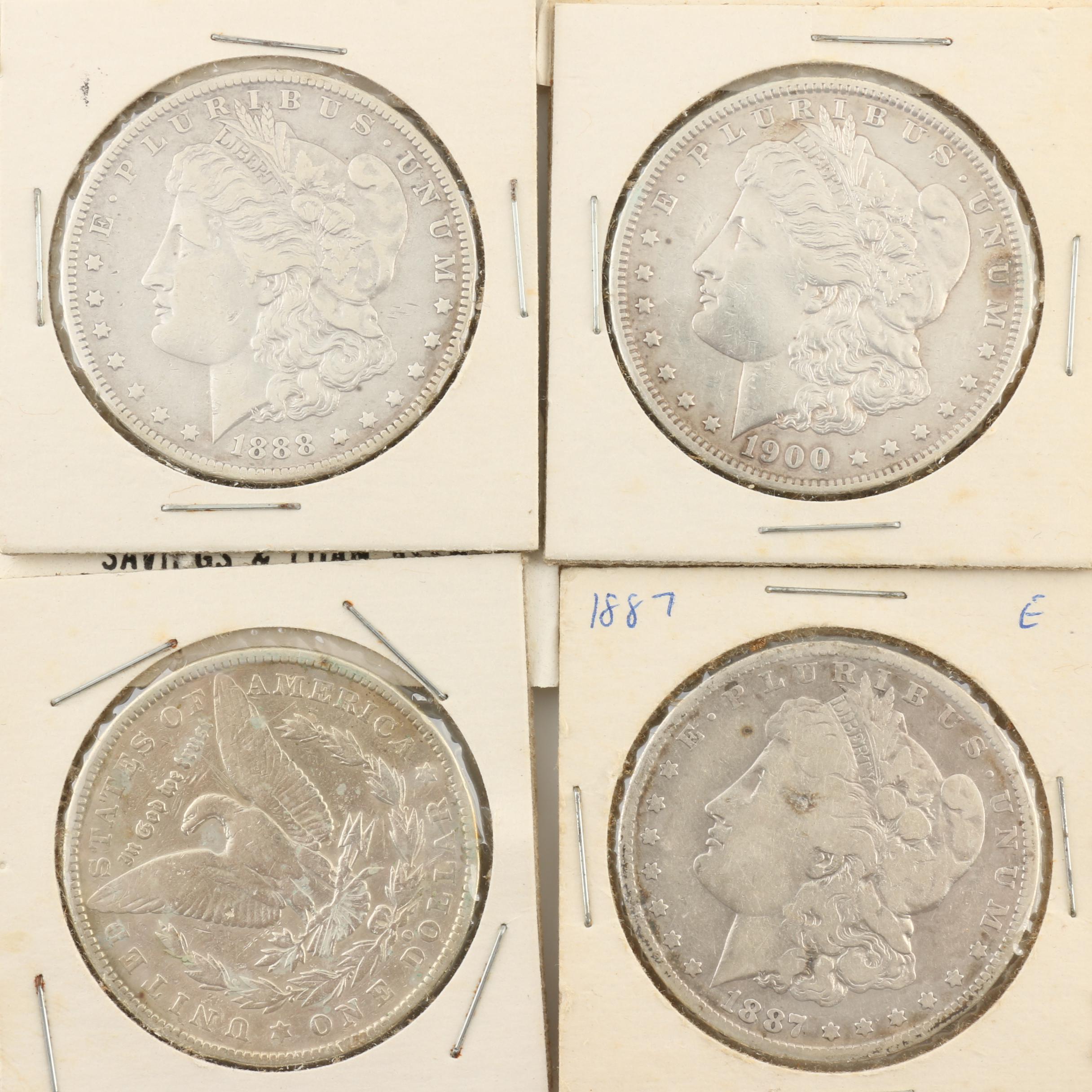 Ten Morgan Silver Dollars