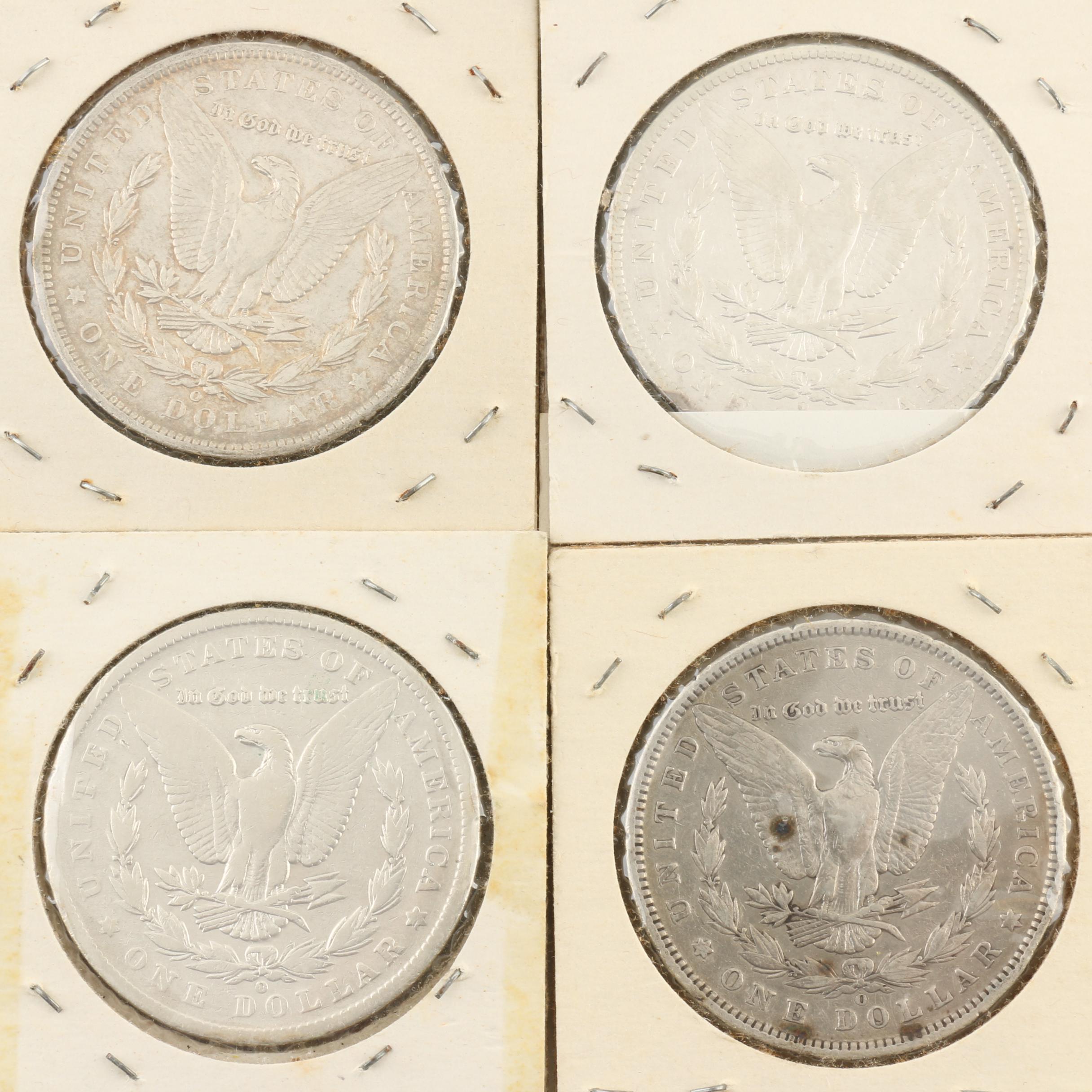 Ten Morgan Silver Dollars