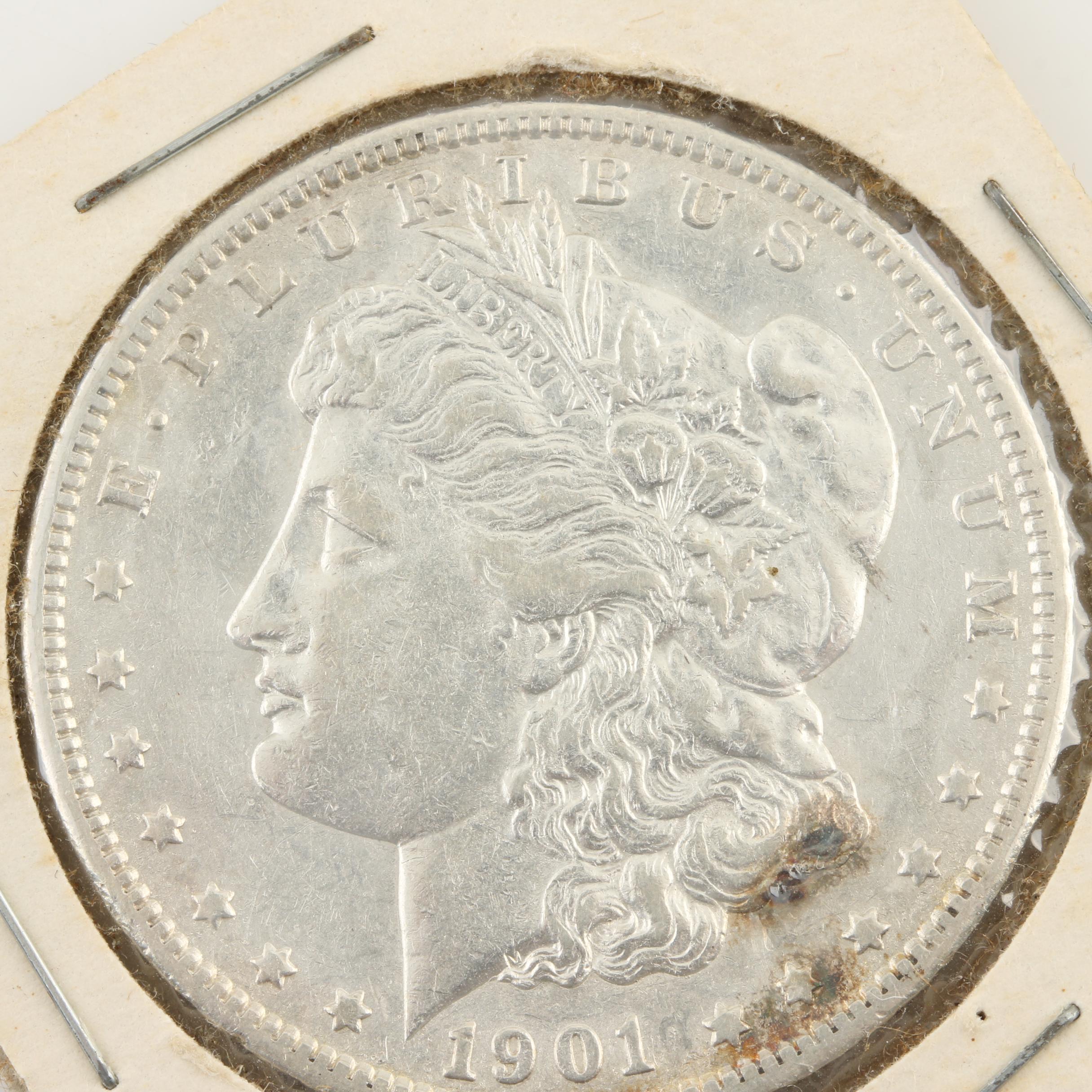 Ten Morgan Silver Dollars