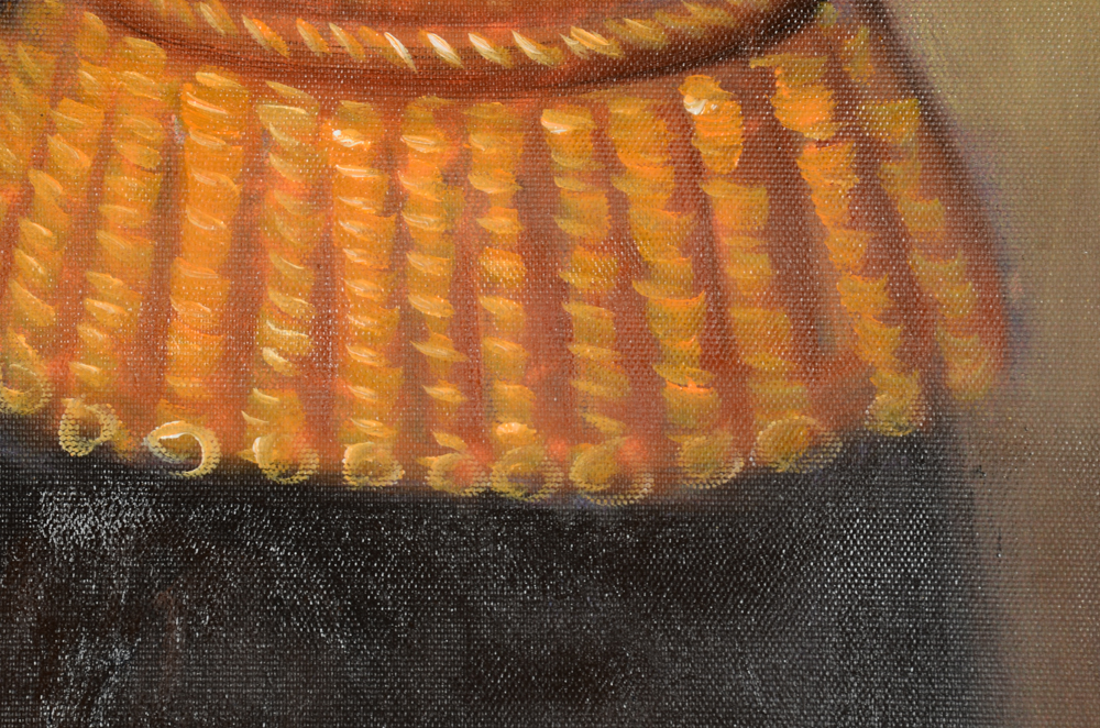 Oil Painting on Canvas of Bill Murray in Military Uniform