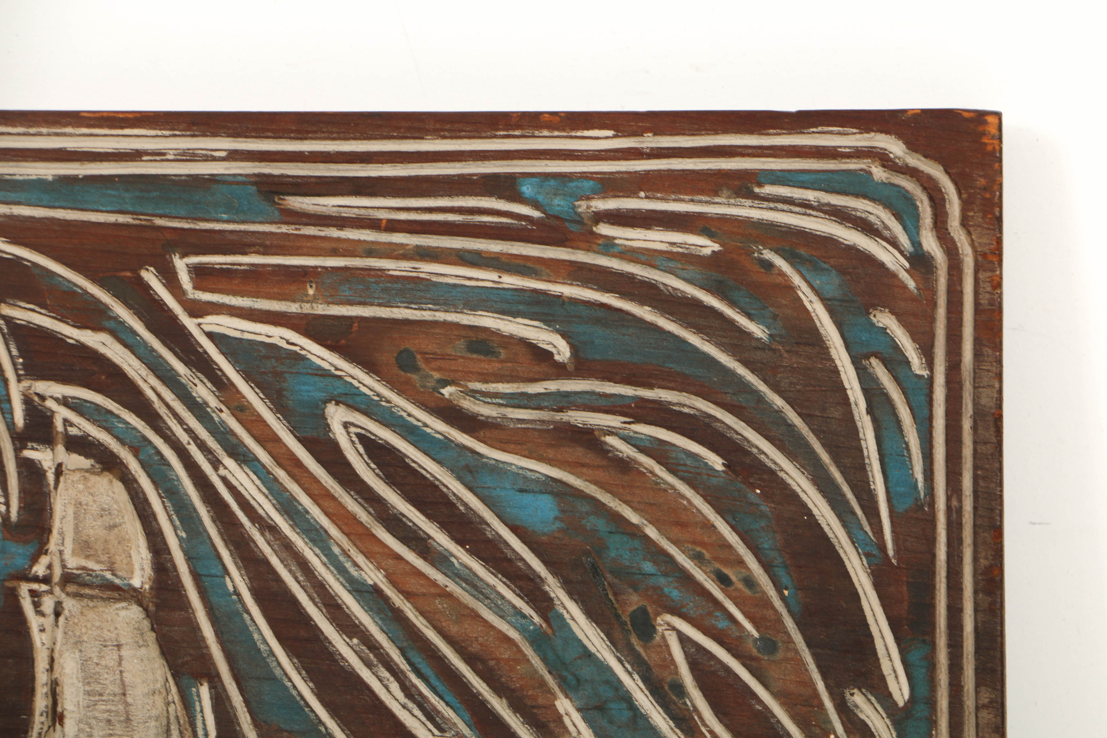 Elmer Livingston MacRae Woodcut Block of a Clipper Ship