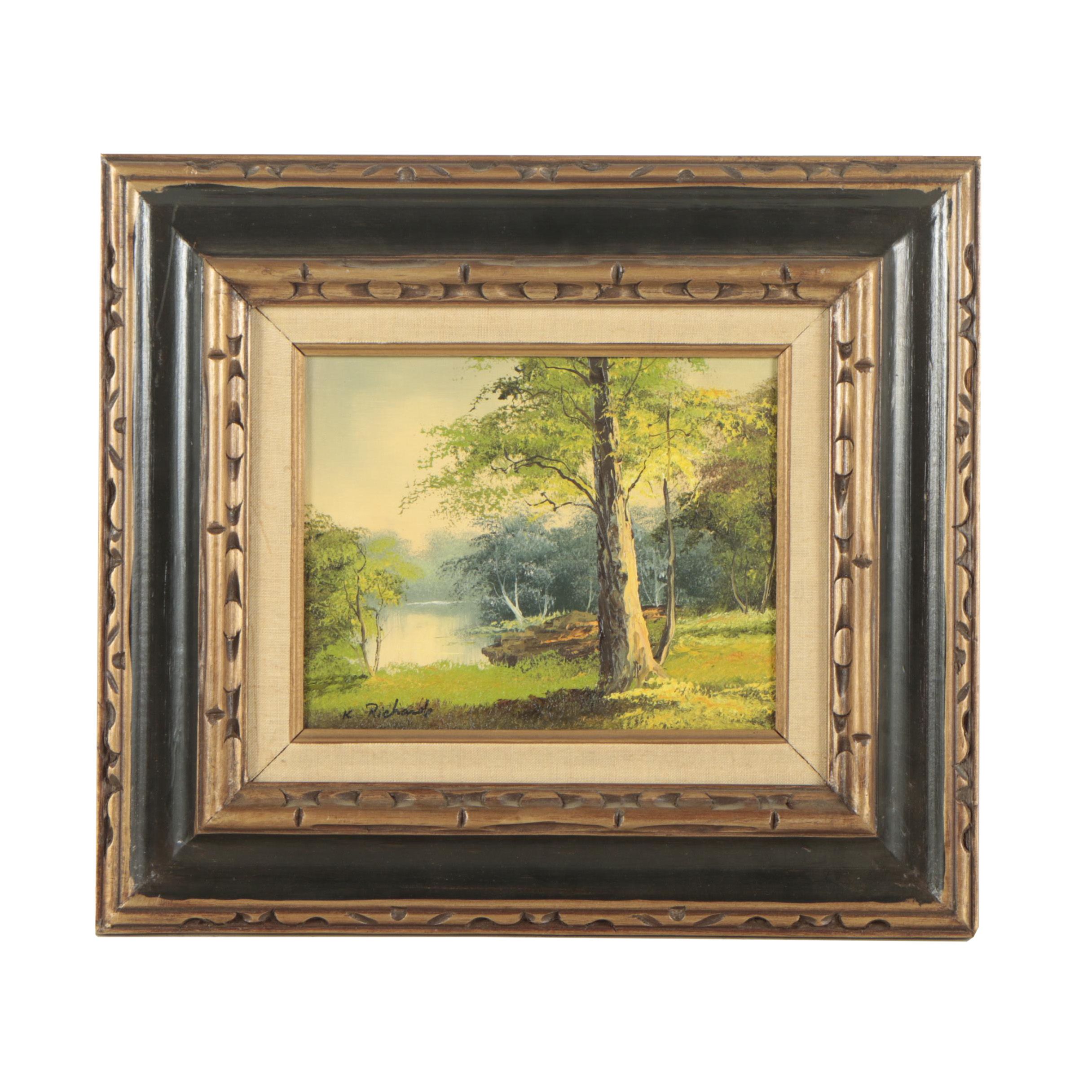 K. Richards Oil Painting