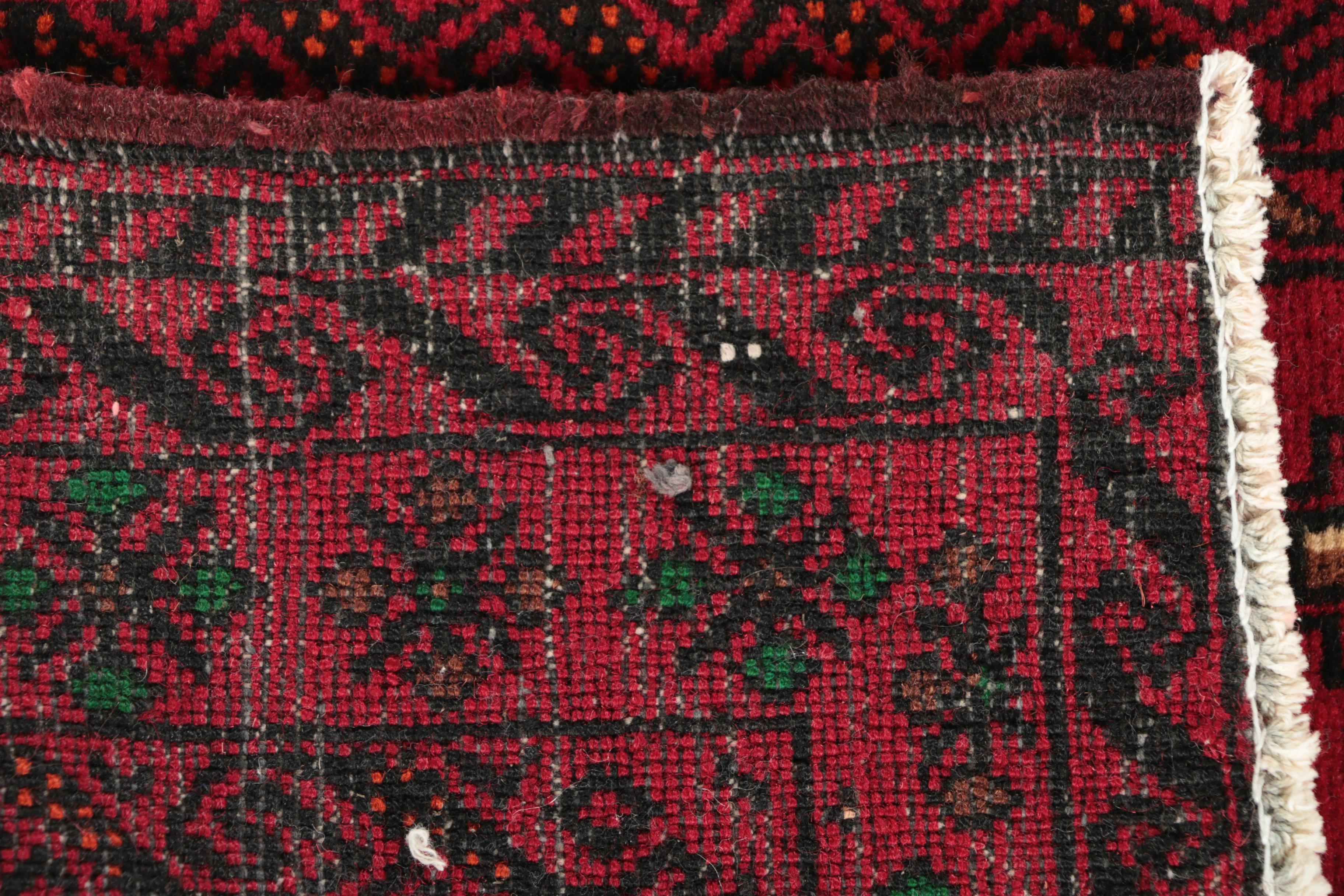 Hand-Knotted Bokhara Wool Accent Rug