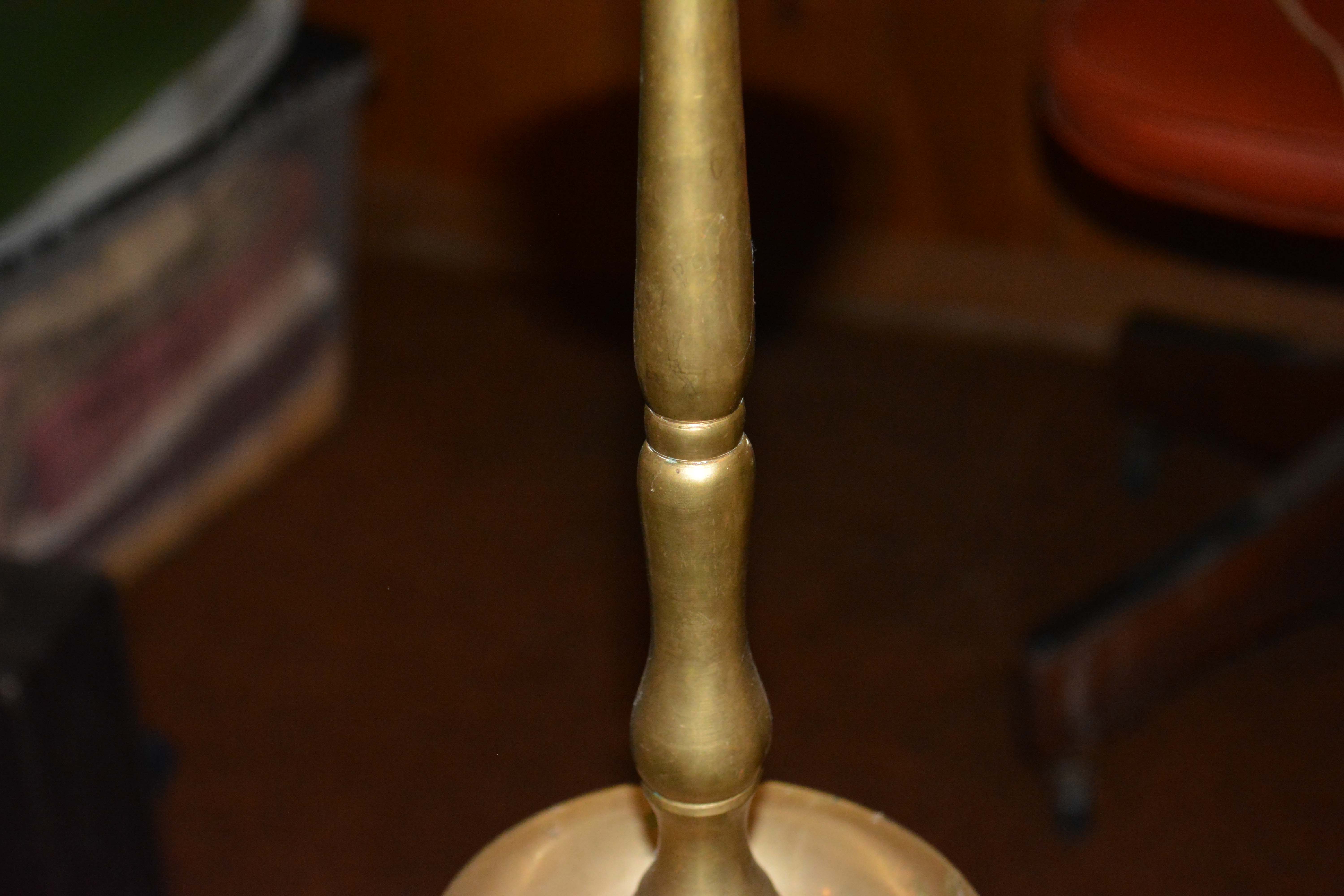 Vintage Brass Pricket Candle Holders