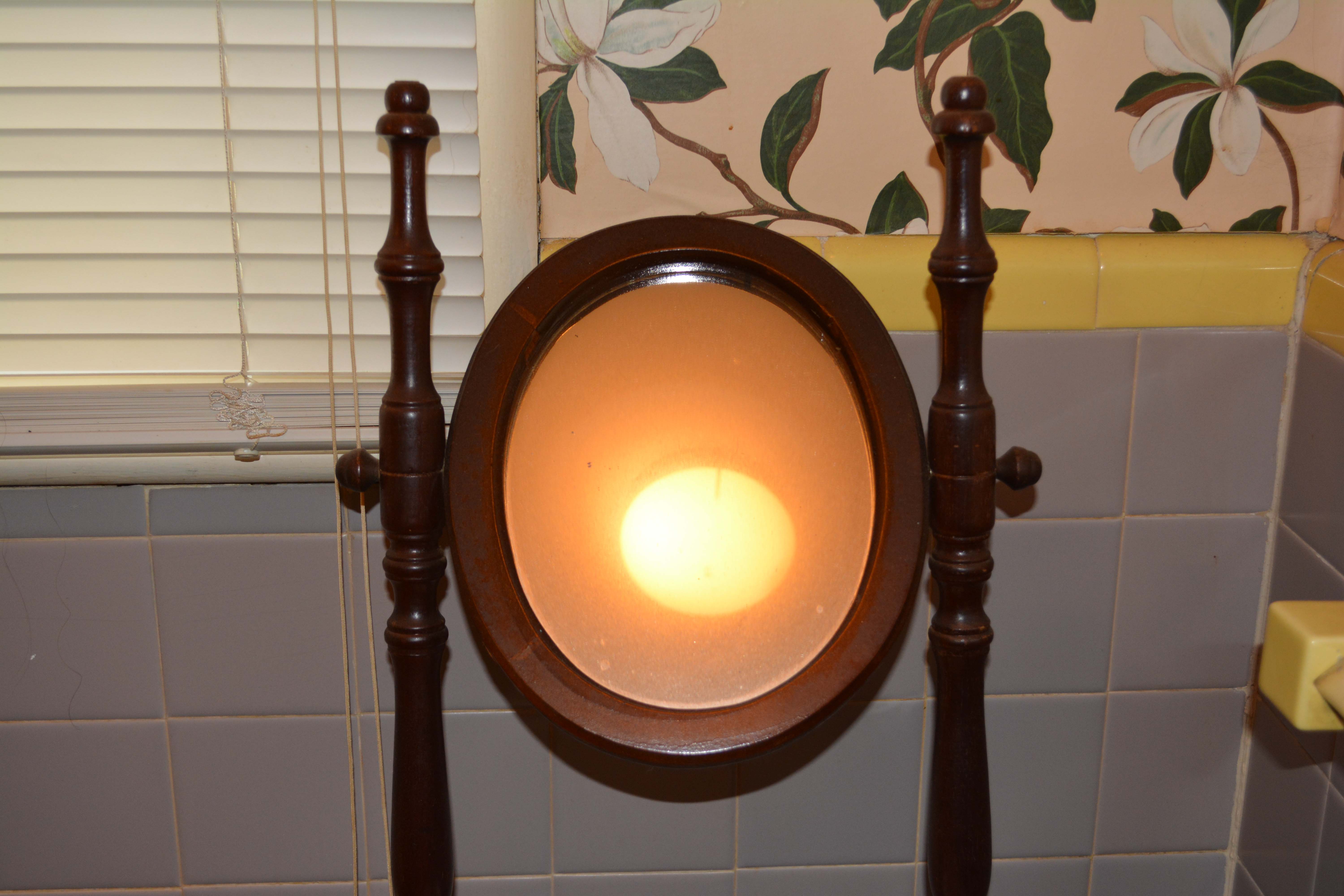 Wash Stand with Ironstone Basin and Pitcher