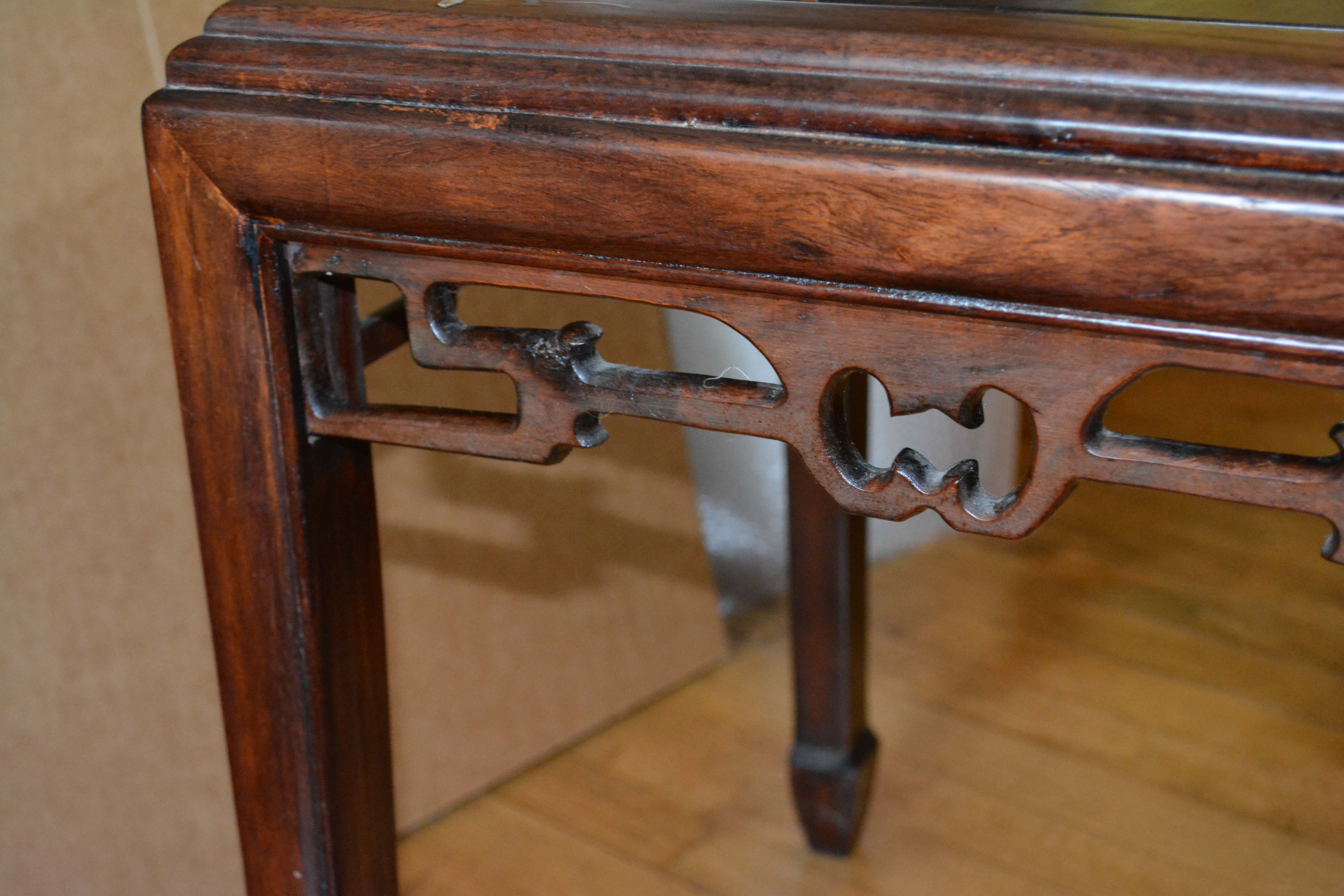 Chinese Side Table with Mother of Pearl Inlay