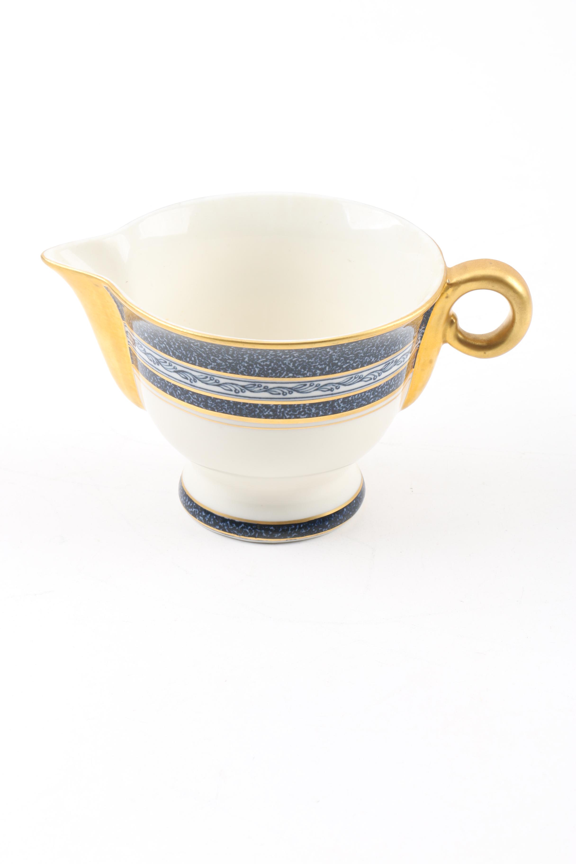 Vintage Theodore Haviland "Blue Mosaic" Porcelain Tableware