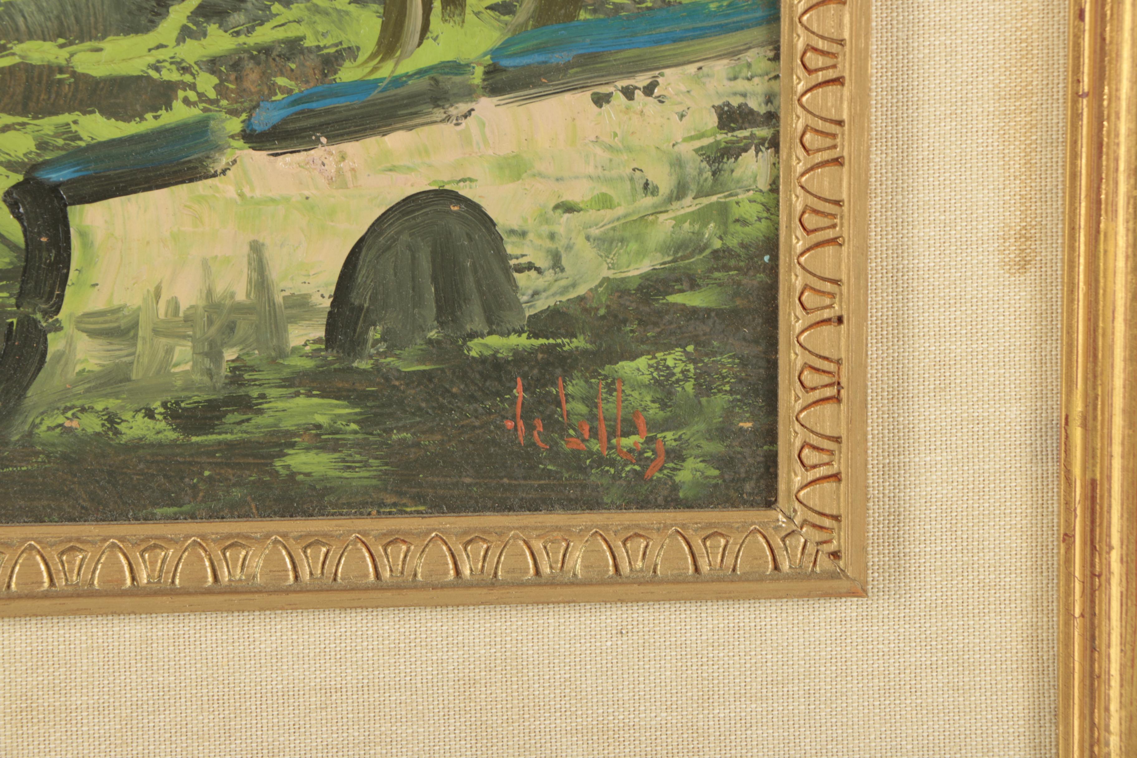 Pair of G. De Lillis Oil Paintings of Landscapes