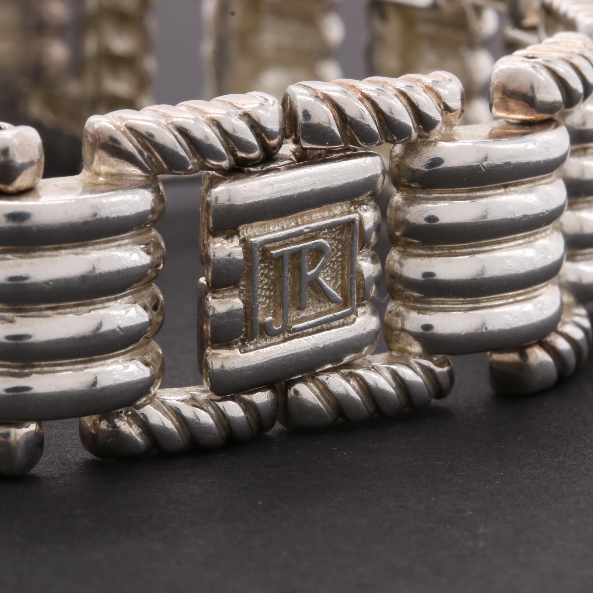 Judith Ripka Sterling Silver Mother of Pearl Watch