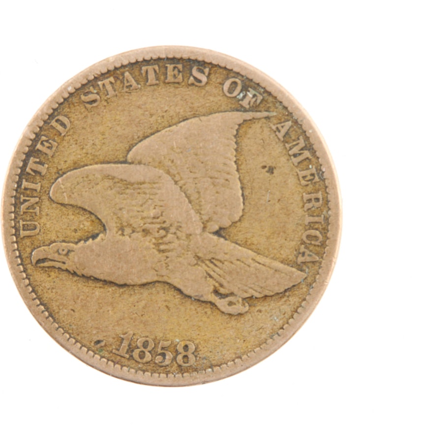 1858 Flying Eagle Cent