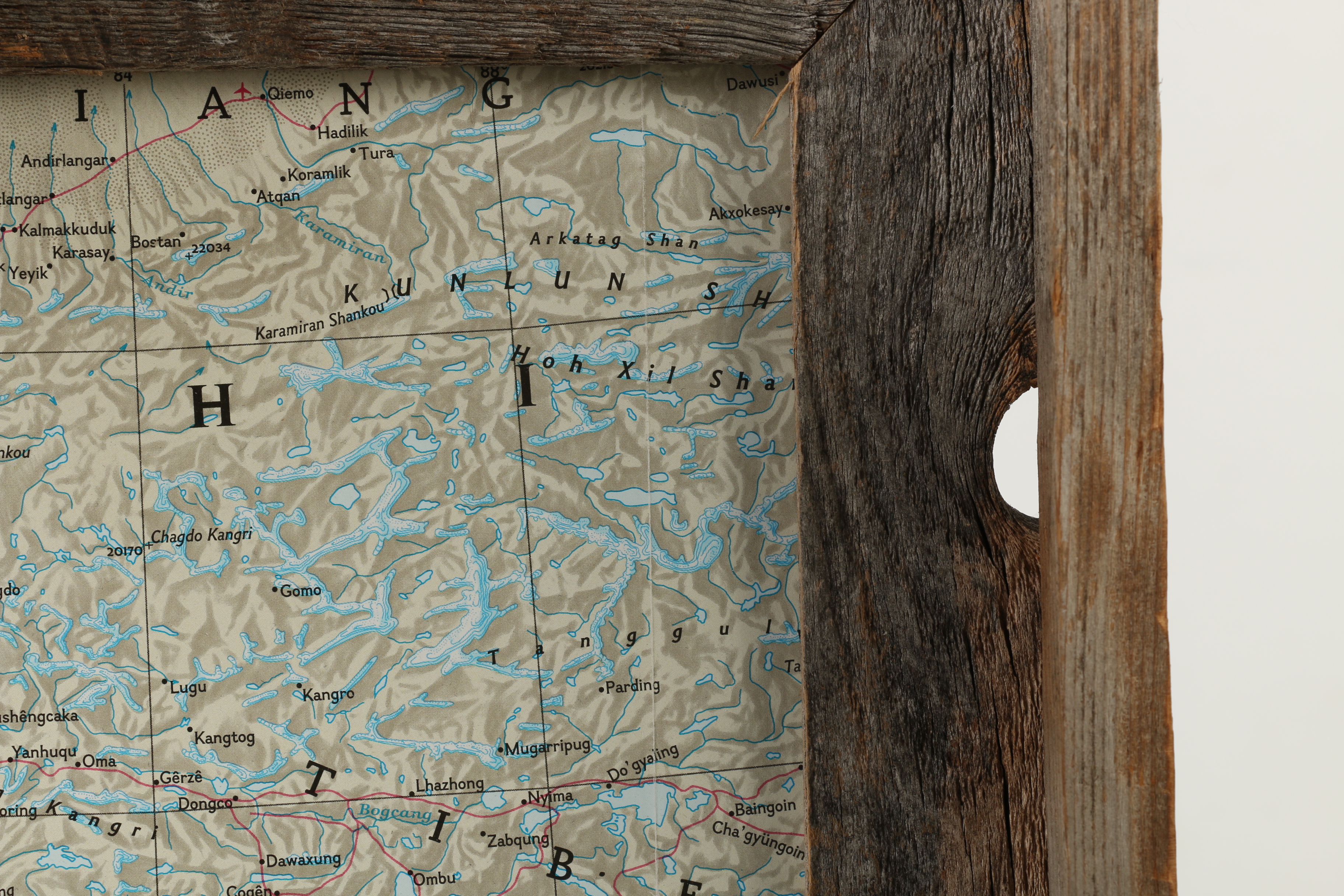 National Geographic 1997 Map of South Asia Offset Lithographic Print