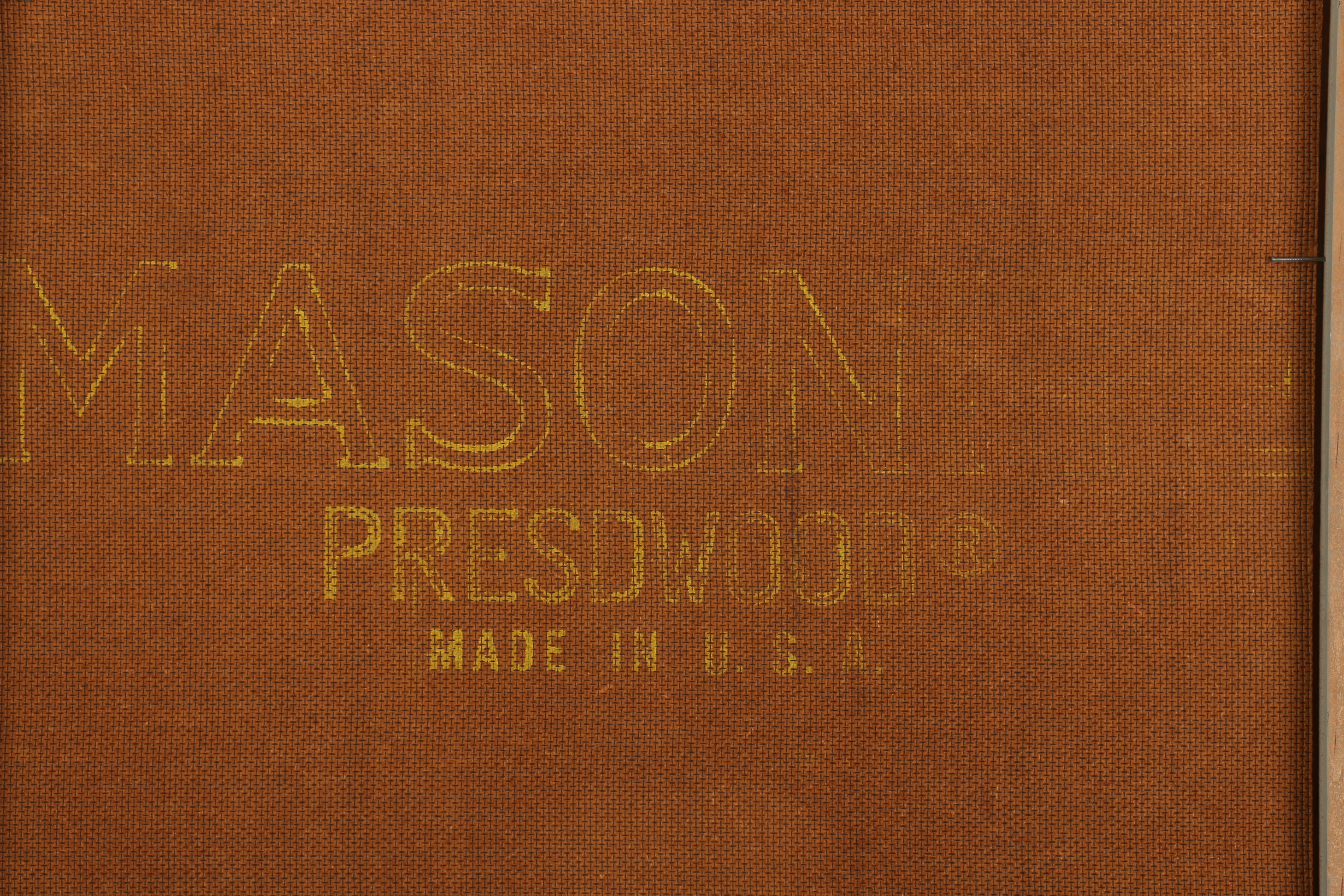 Oil Painting on Masonite Abstract Asian Style Mountainous Landscape