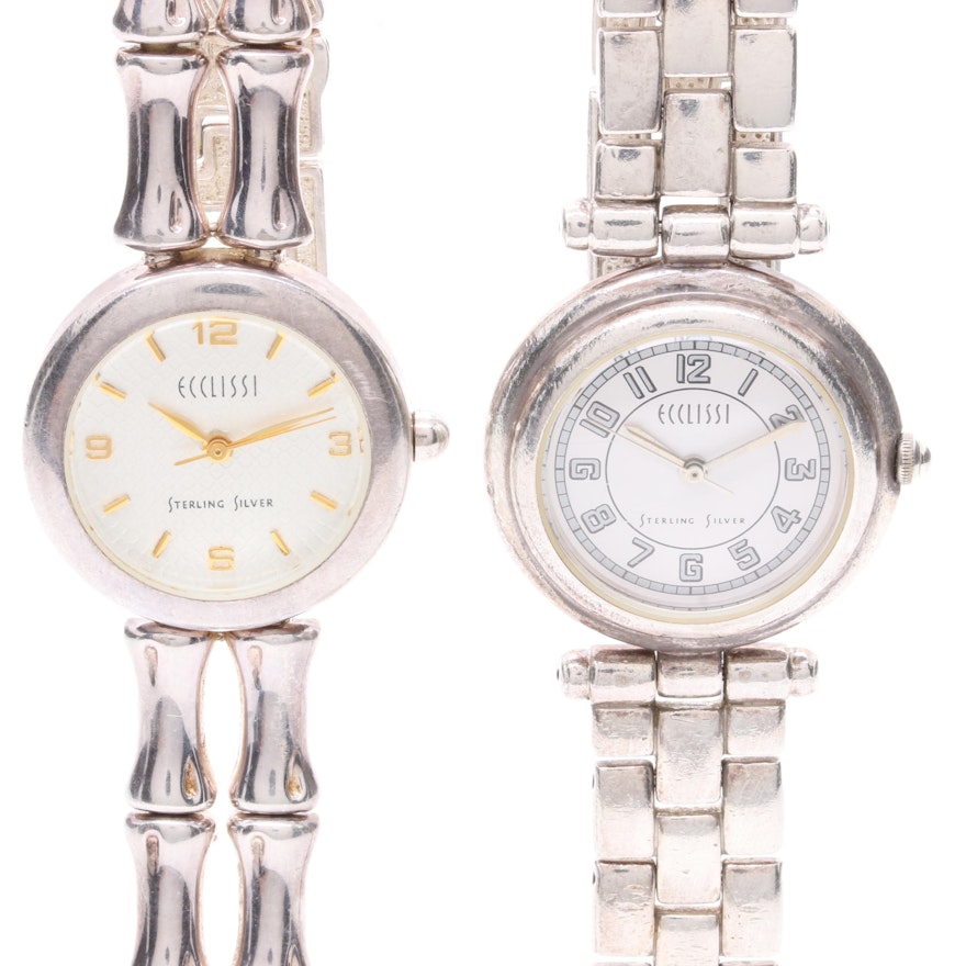 Ecclissi Sterling Silver Analog Watches