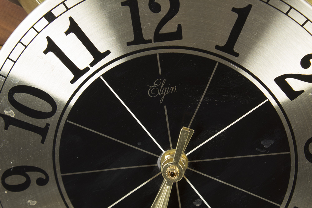 Mid Century Modern Elgin Starburst Wall Clock