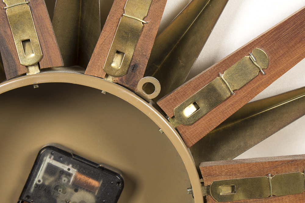 Mid Century Modern Elgin Starburst Wall Clock