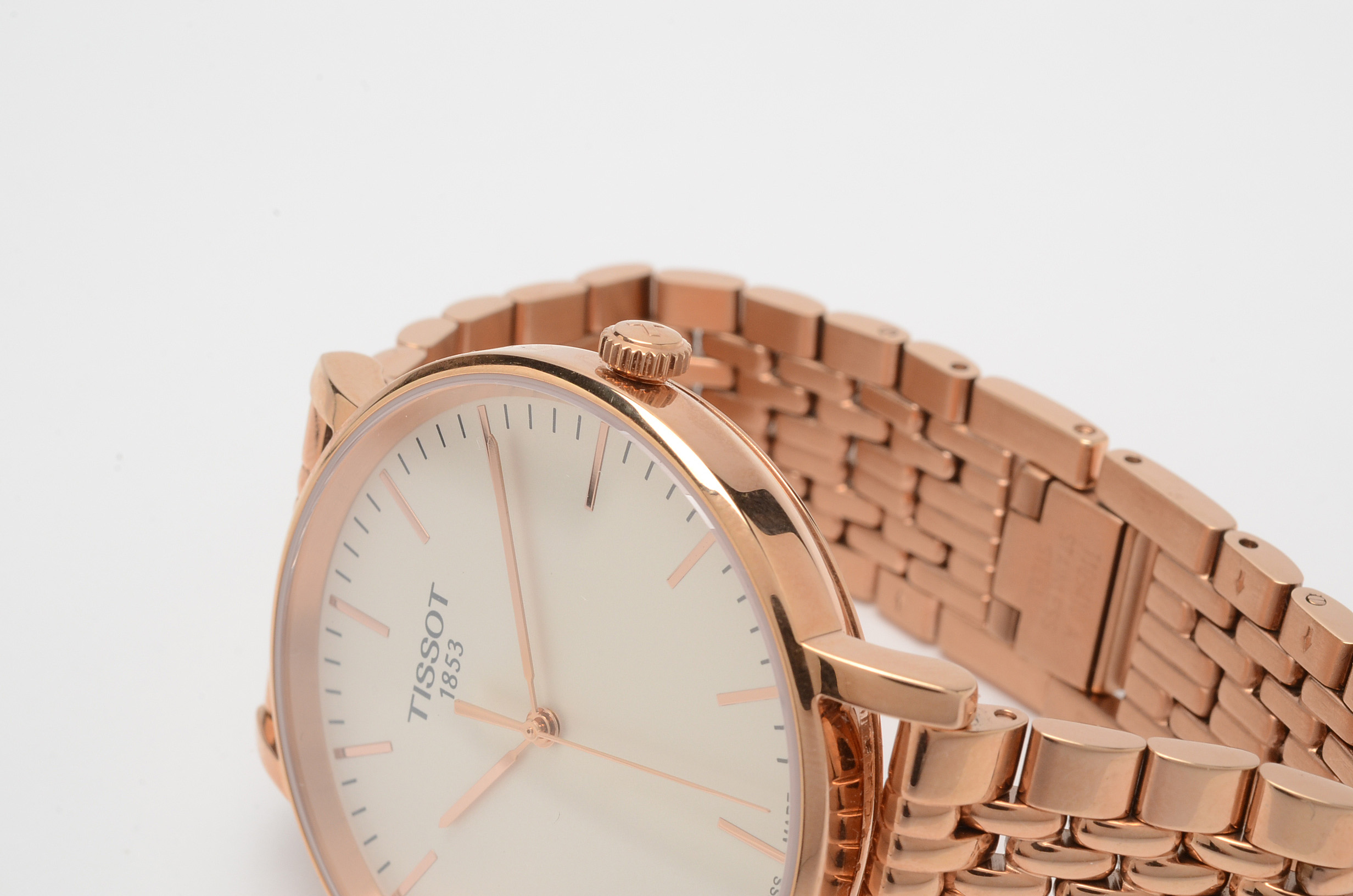Tissot 1853 "Everytime" Rose Gold Tone Watch