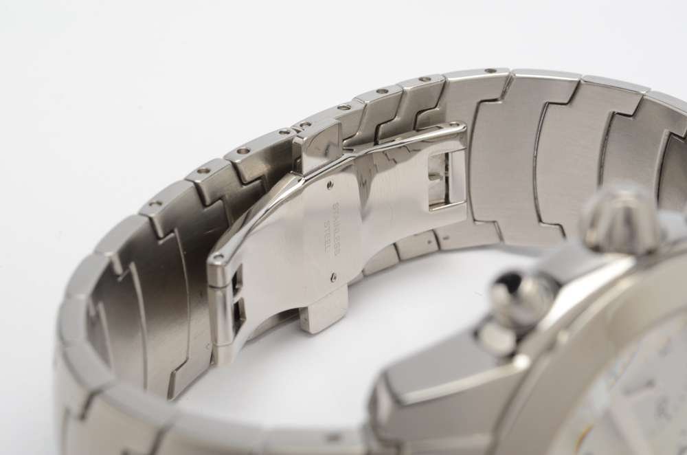 Leonard Automatic Chronograph Watch With Exhibition Back