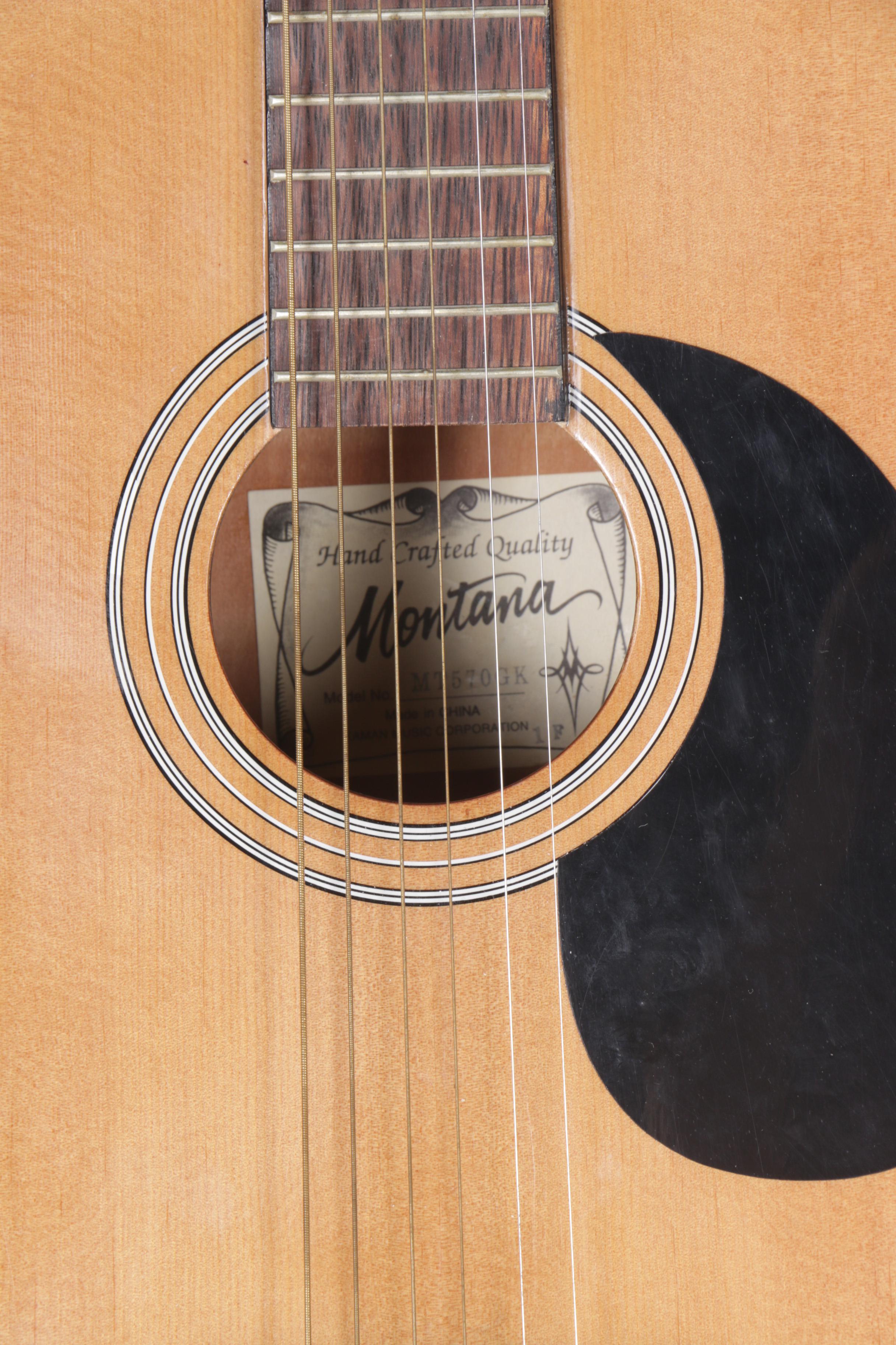 Montana MT570GK Dreadnought Acoustic Guitar with Gig Bag