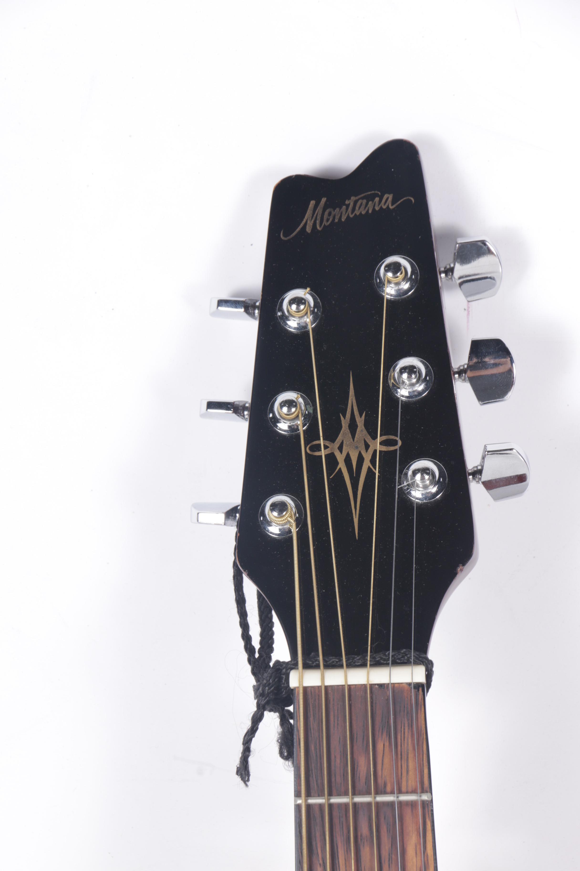 Montana MT570GK Dreadnought Acoustic Guitar with Gig Bag