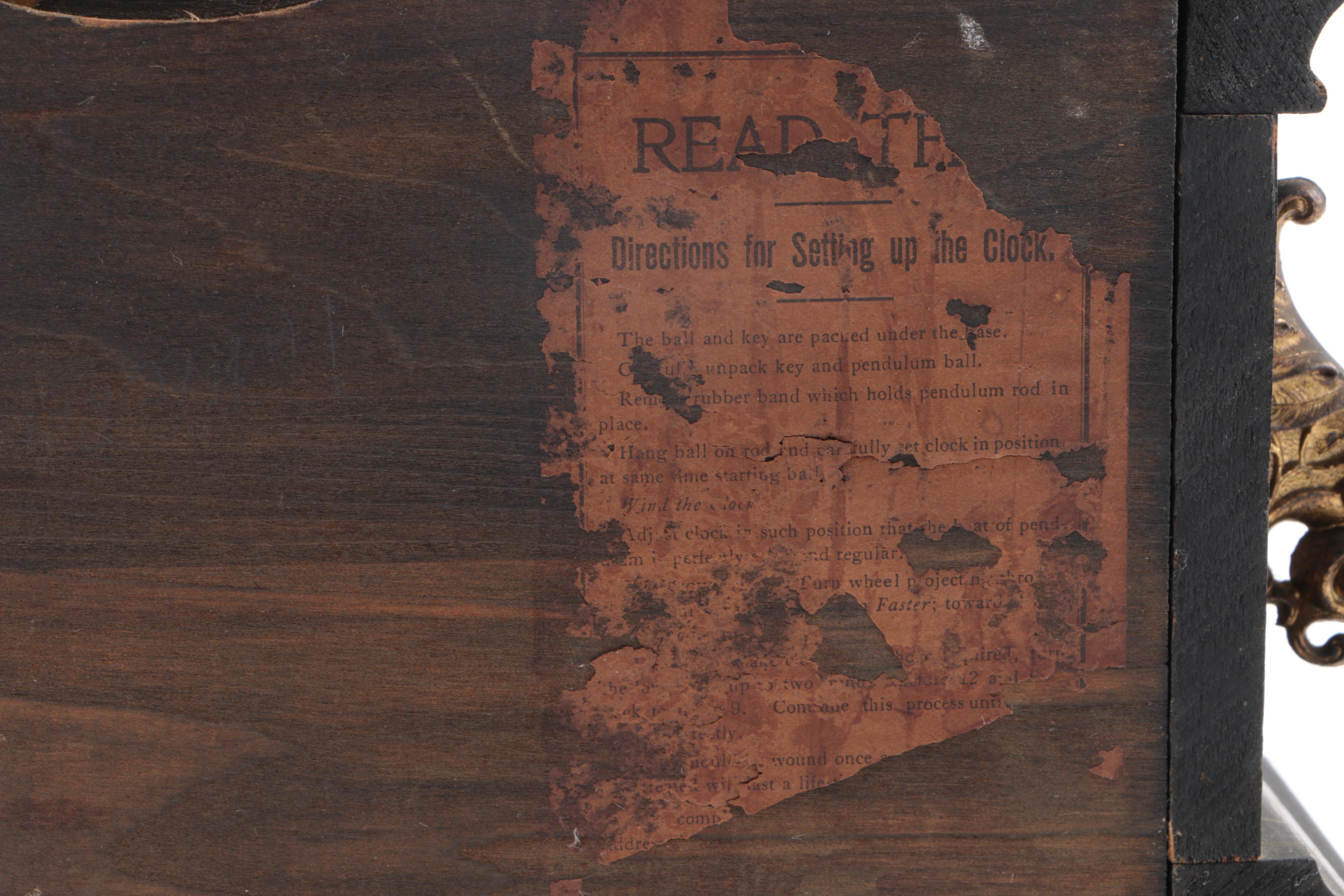 Antique E. Ingraham Clock Co. "Adrian" Adamantine Style Clock