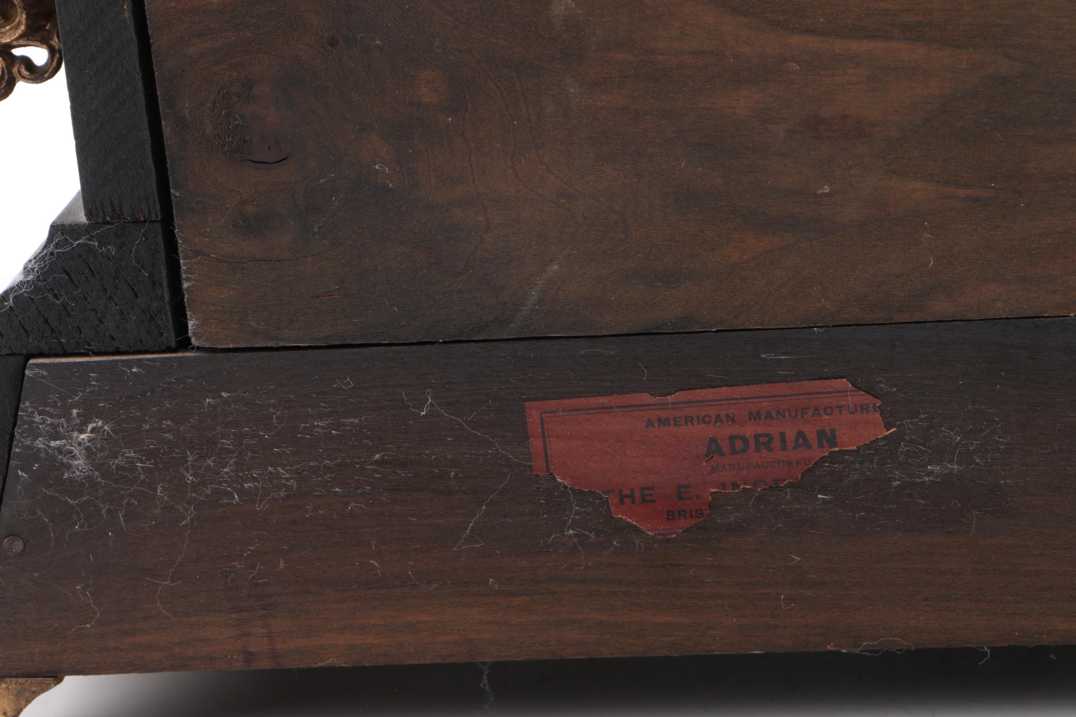 Antique E. Ingraham Clock Co. "Adrian" Adamantine Style Clock