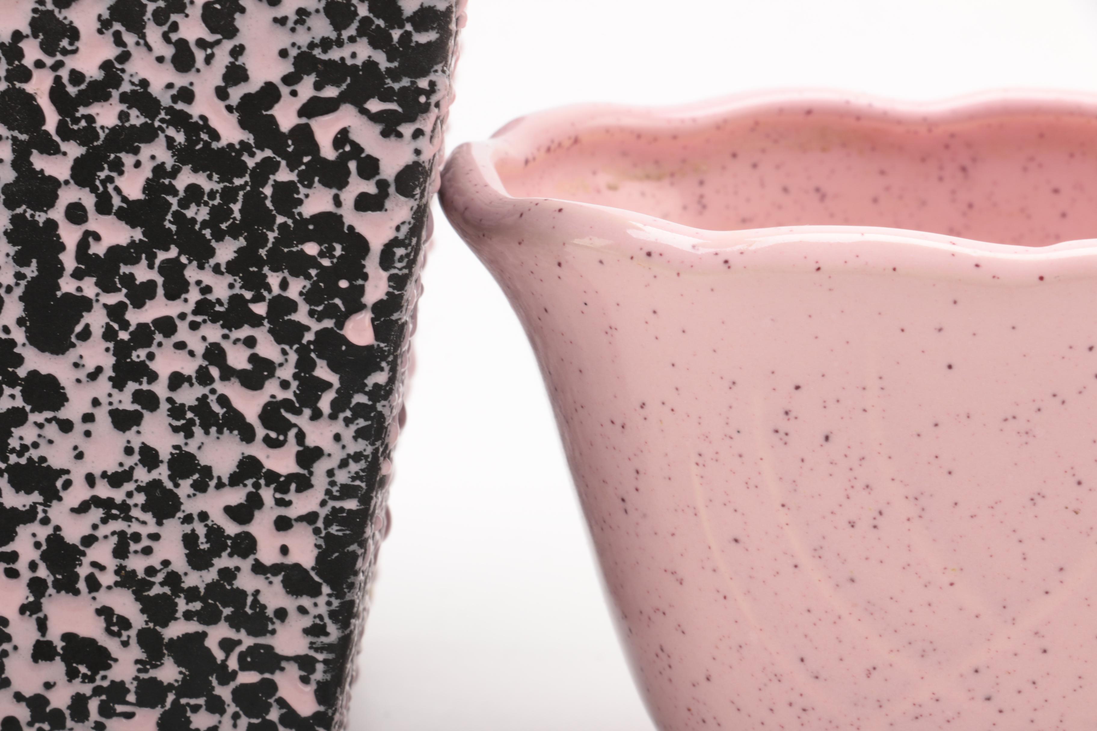 Functional Pottery Including Claire Lerner 1952 California Pottery Leaf Tray