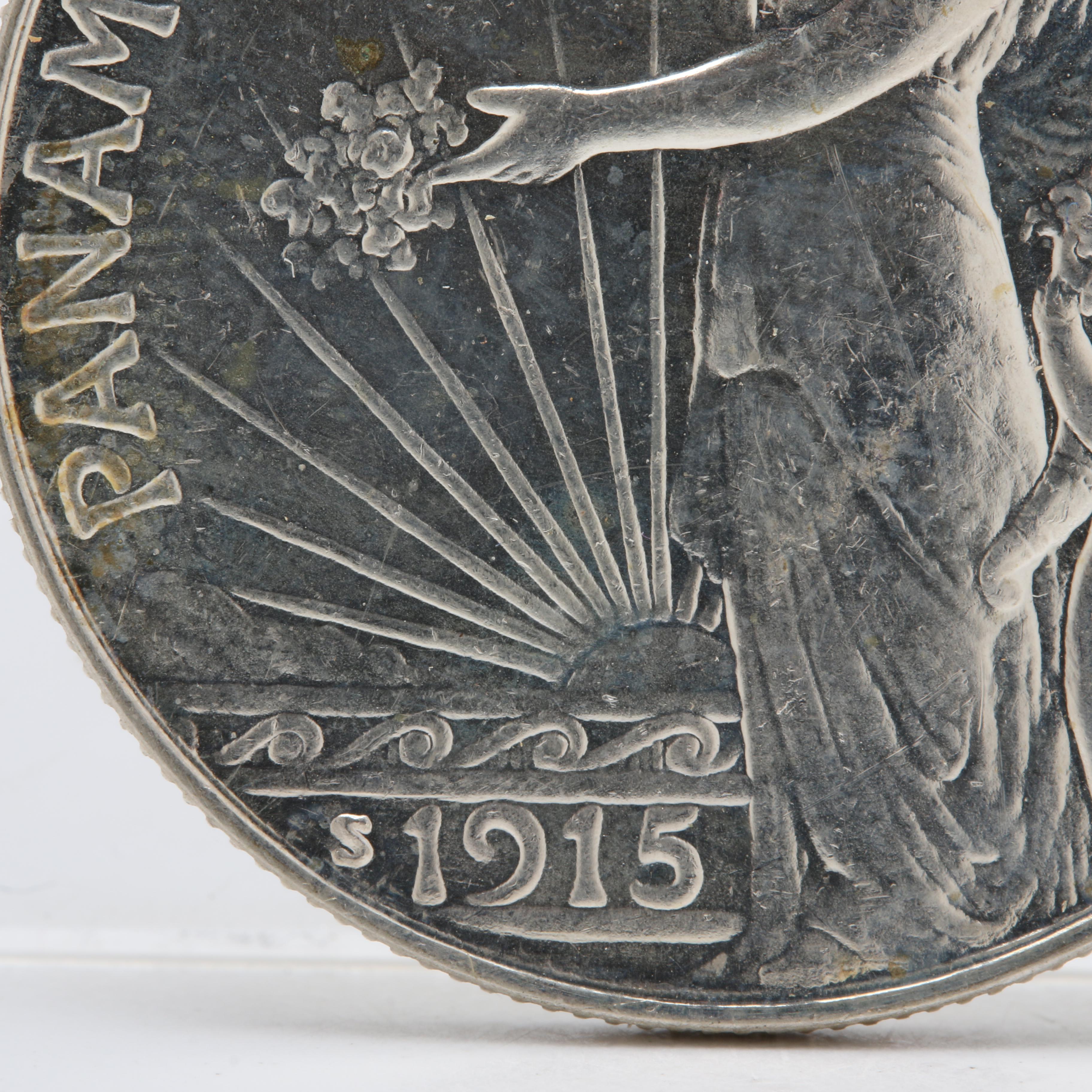 1915-S Panama Pacific Exposition Half Dollar Silver Commemorative