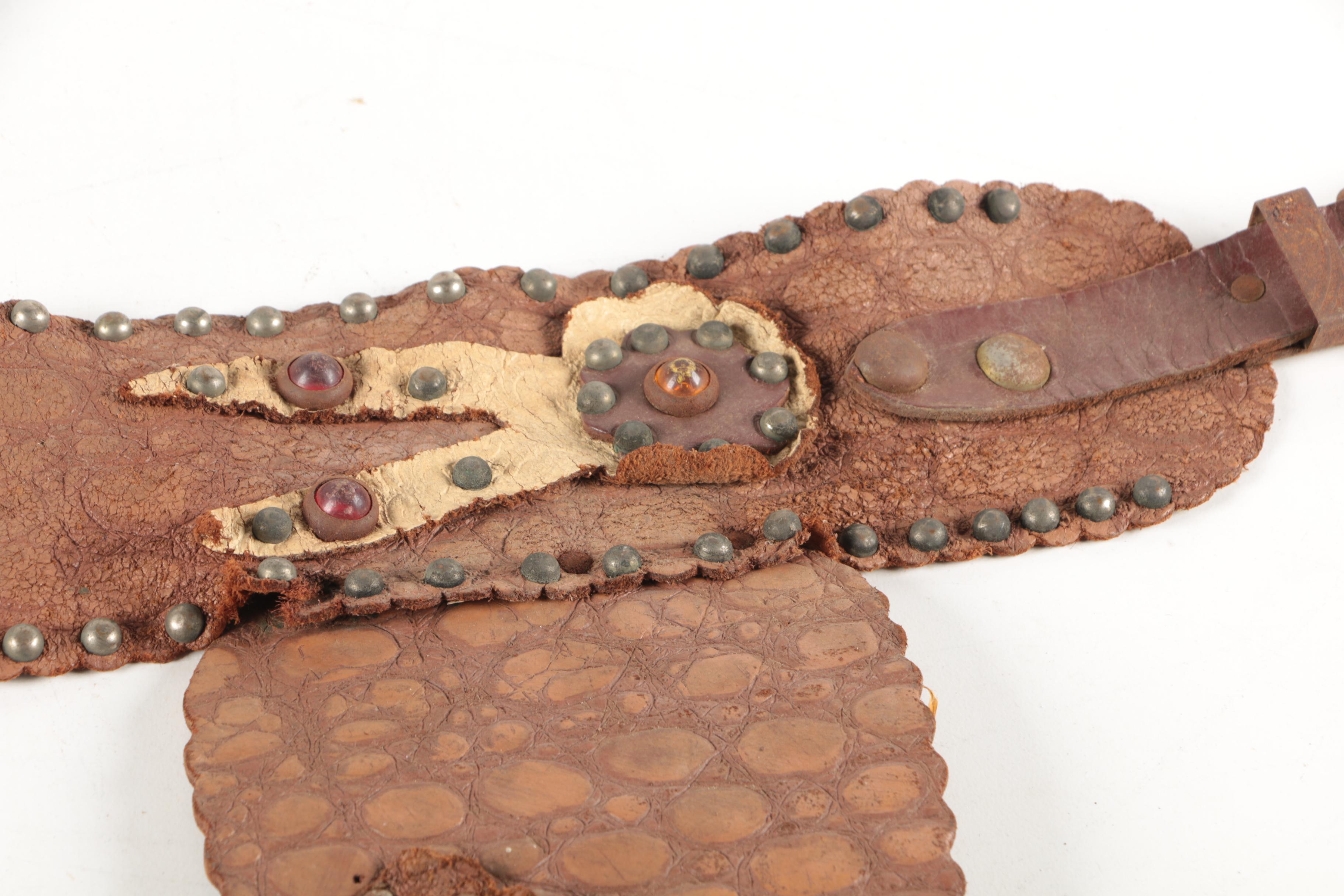 Mattel Colt Six Shooter Rifle and Winchester Saddle Cap Guns and Leather Belt