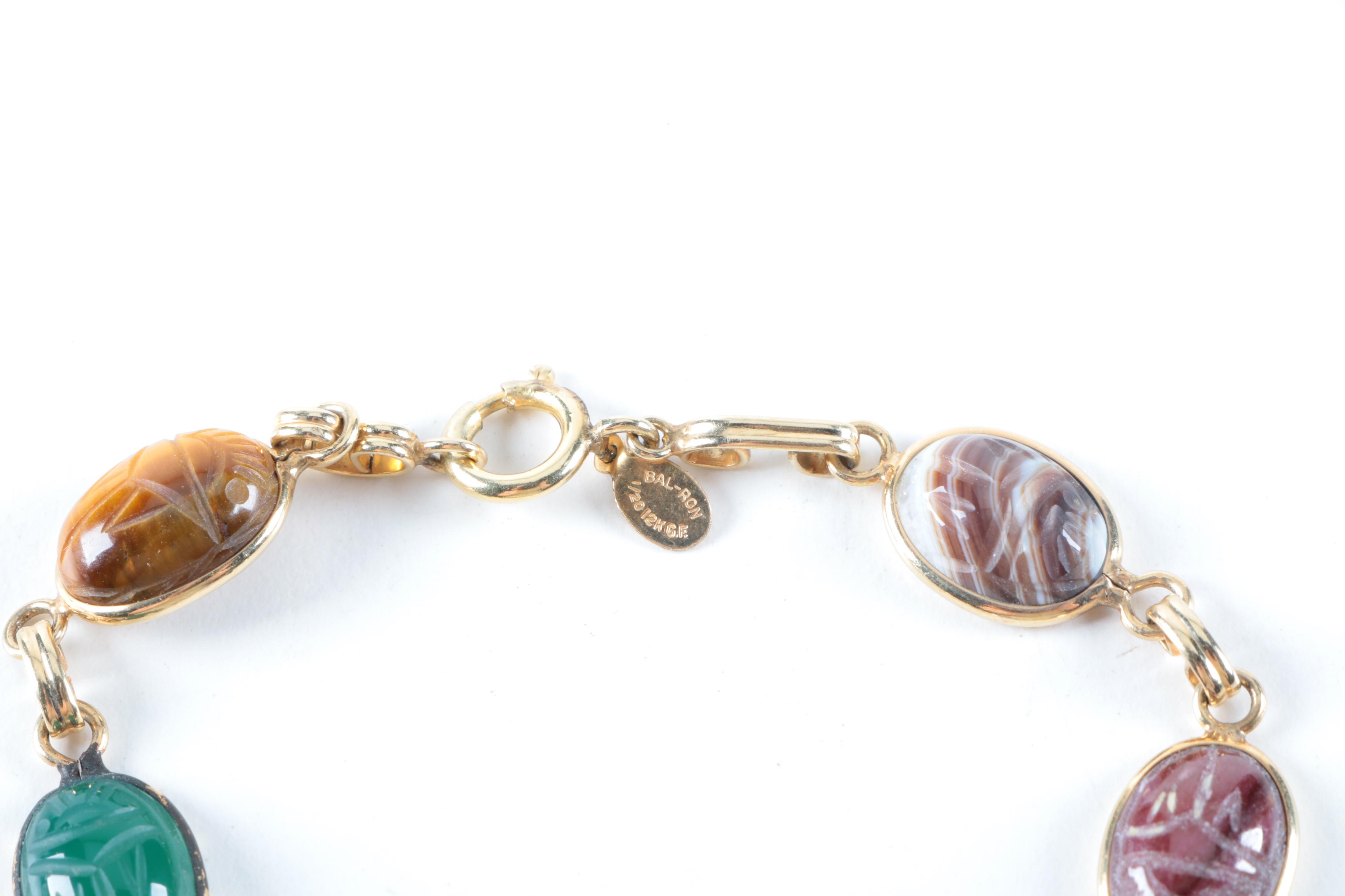 Beaded Jewelry Assortment Including Lapis Lazuli and Rose Quartz