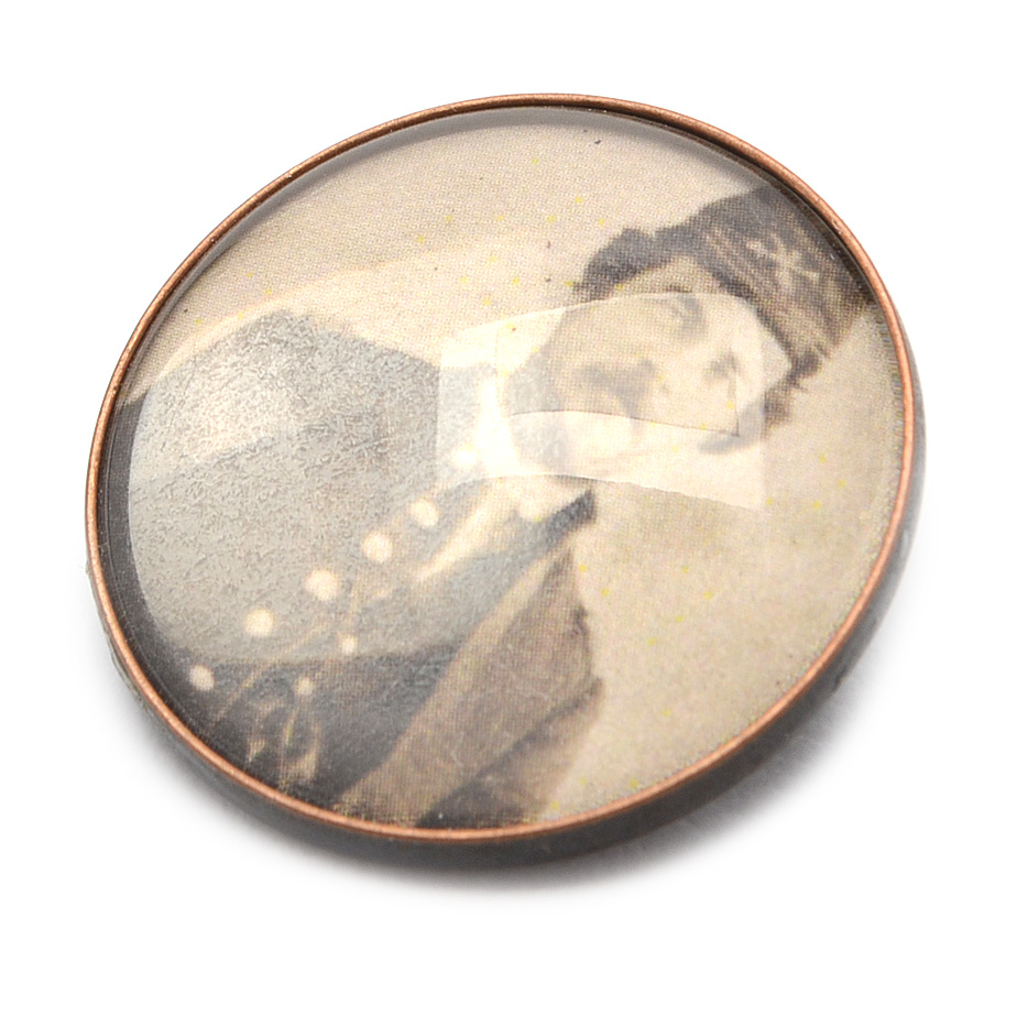 Handmade Replica Civil War Photograph Button