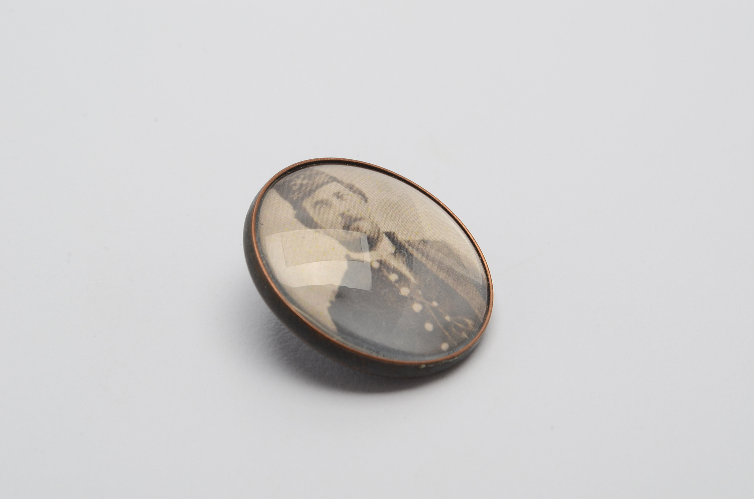 Handmade Replica Civil War Photograph Button
