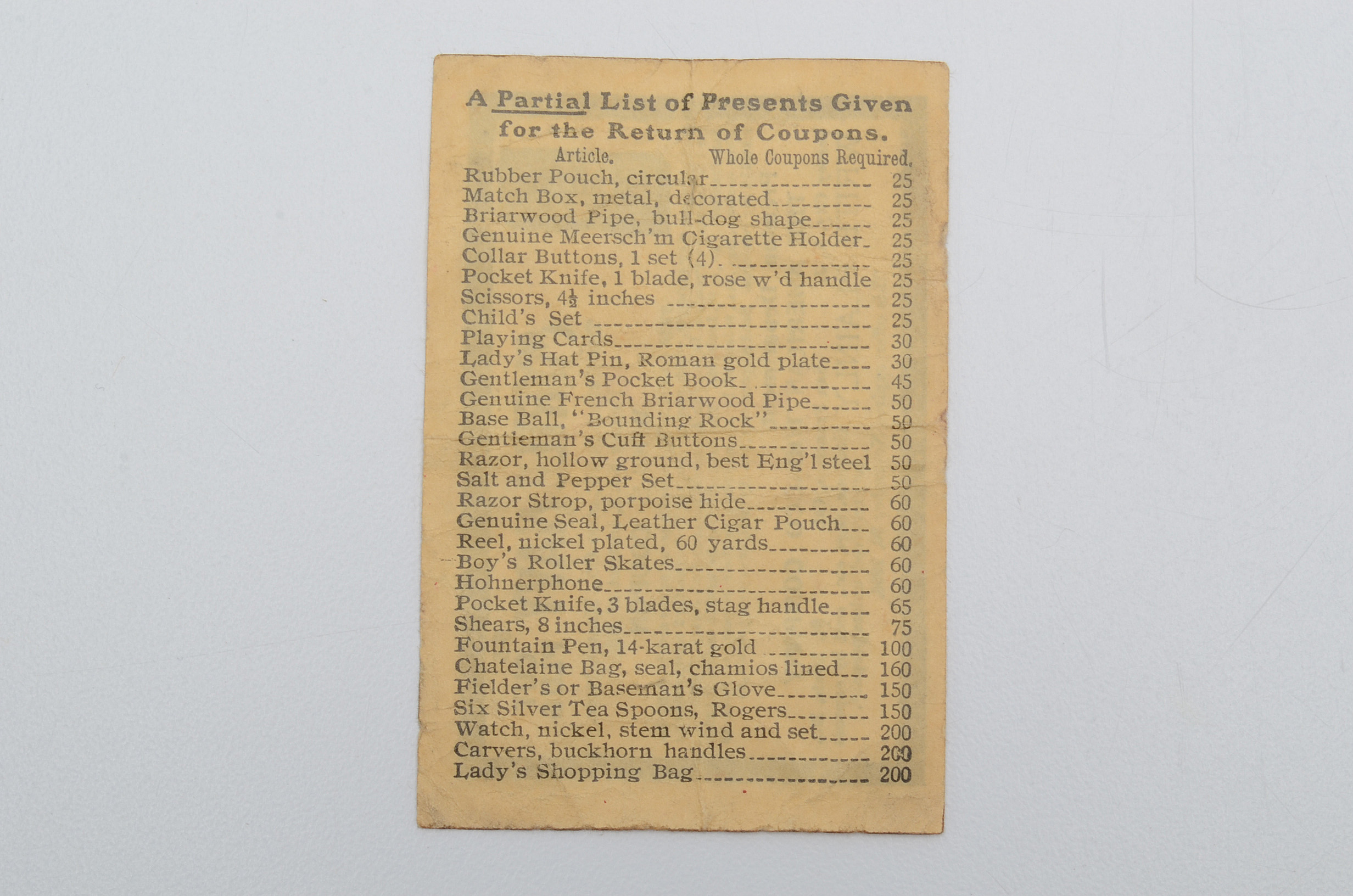 Pair of 1906 Myrtle Navy Cut Plug Tobacco Coupons
