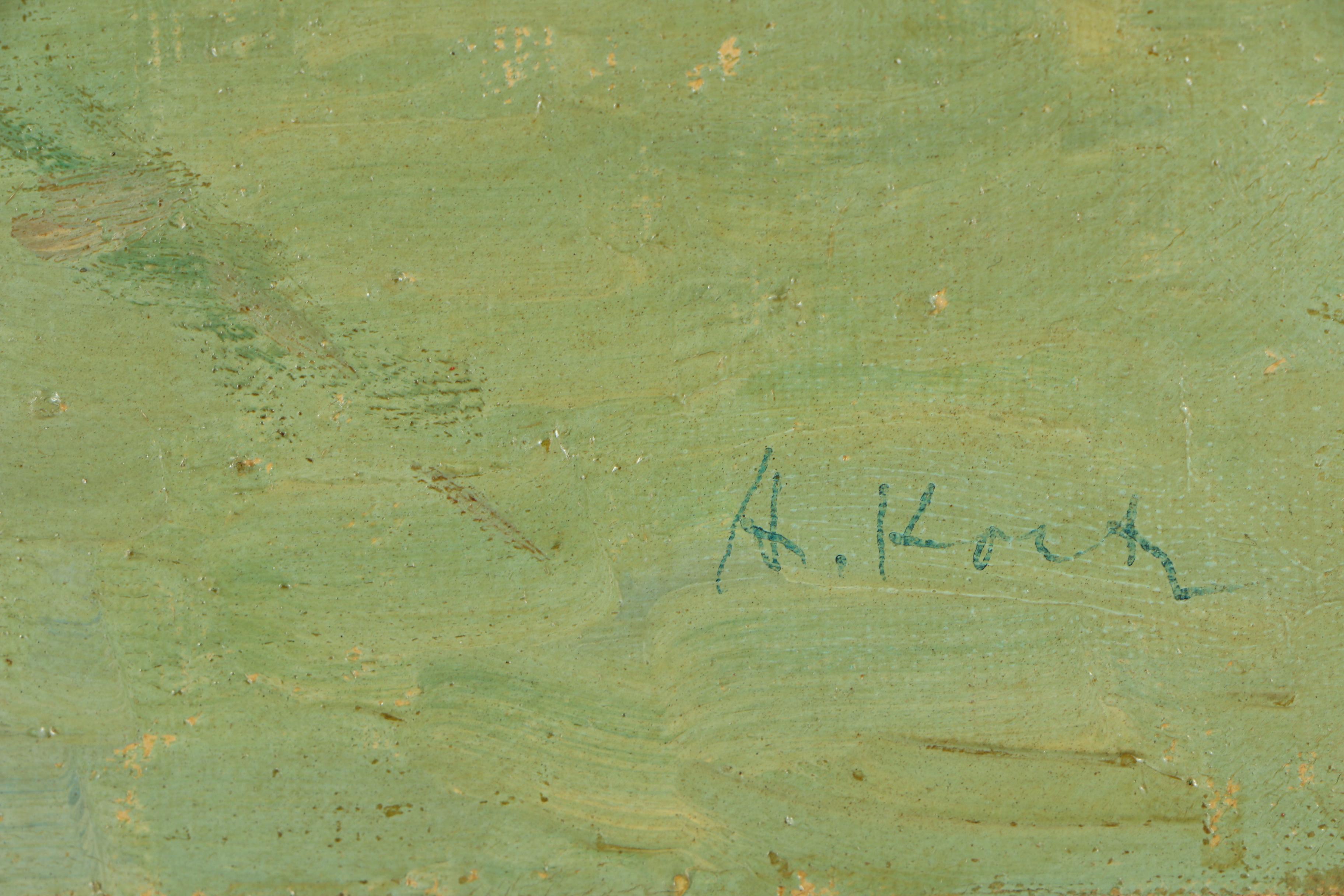 A. Koch Oil Painting