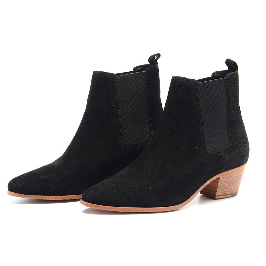 Iro Black Suede Ankle Boots