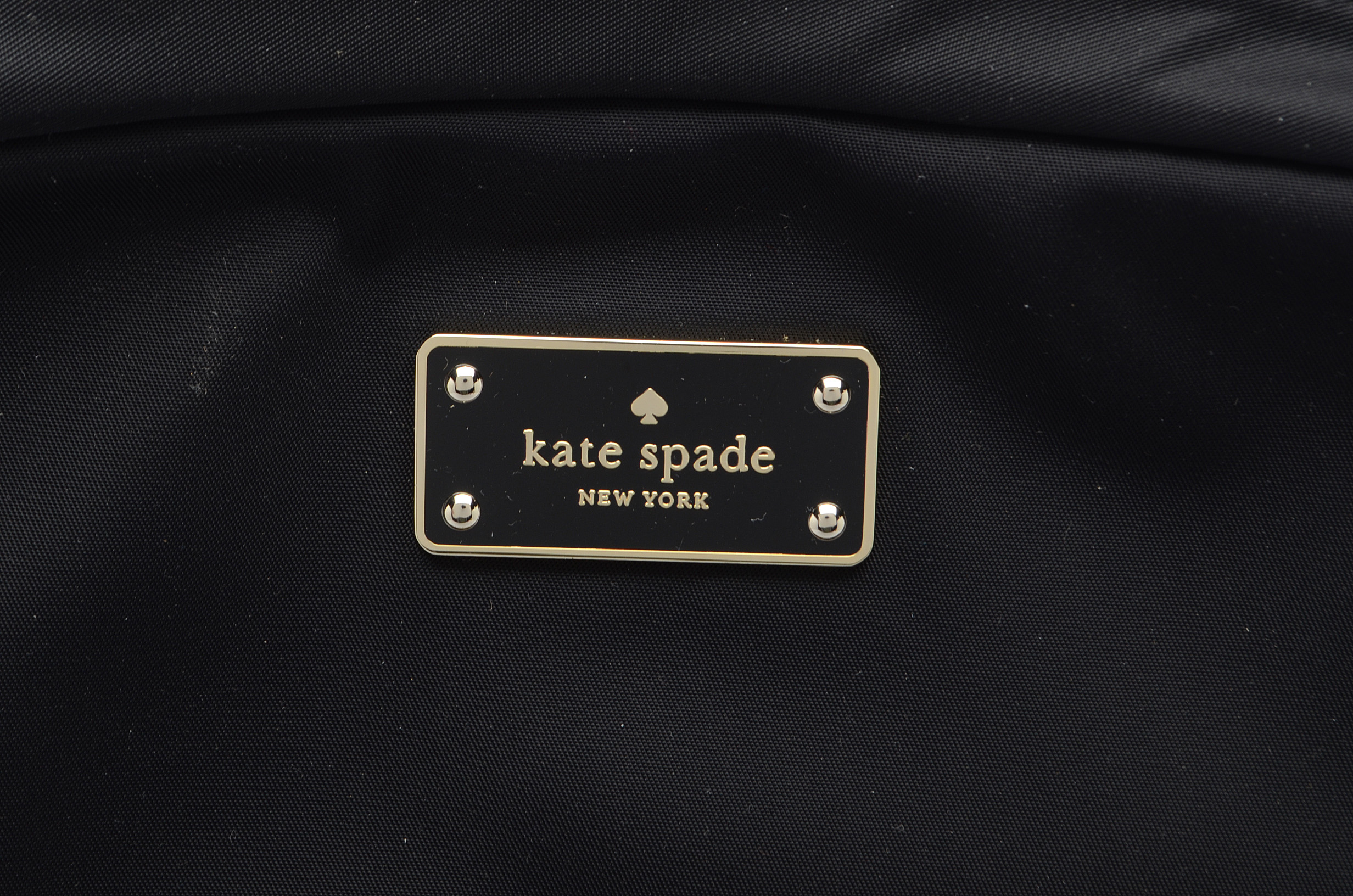 Kate Spade New York Black Avenue Hilo Black Nylon Backpack