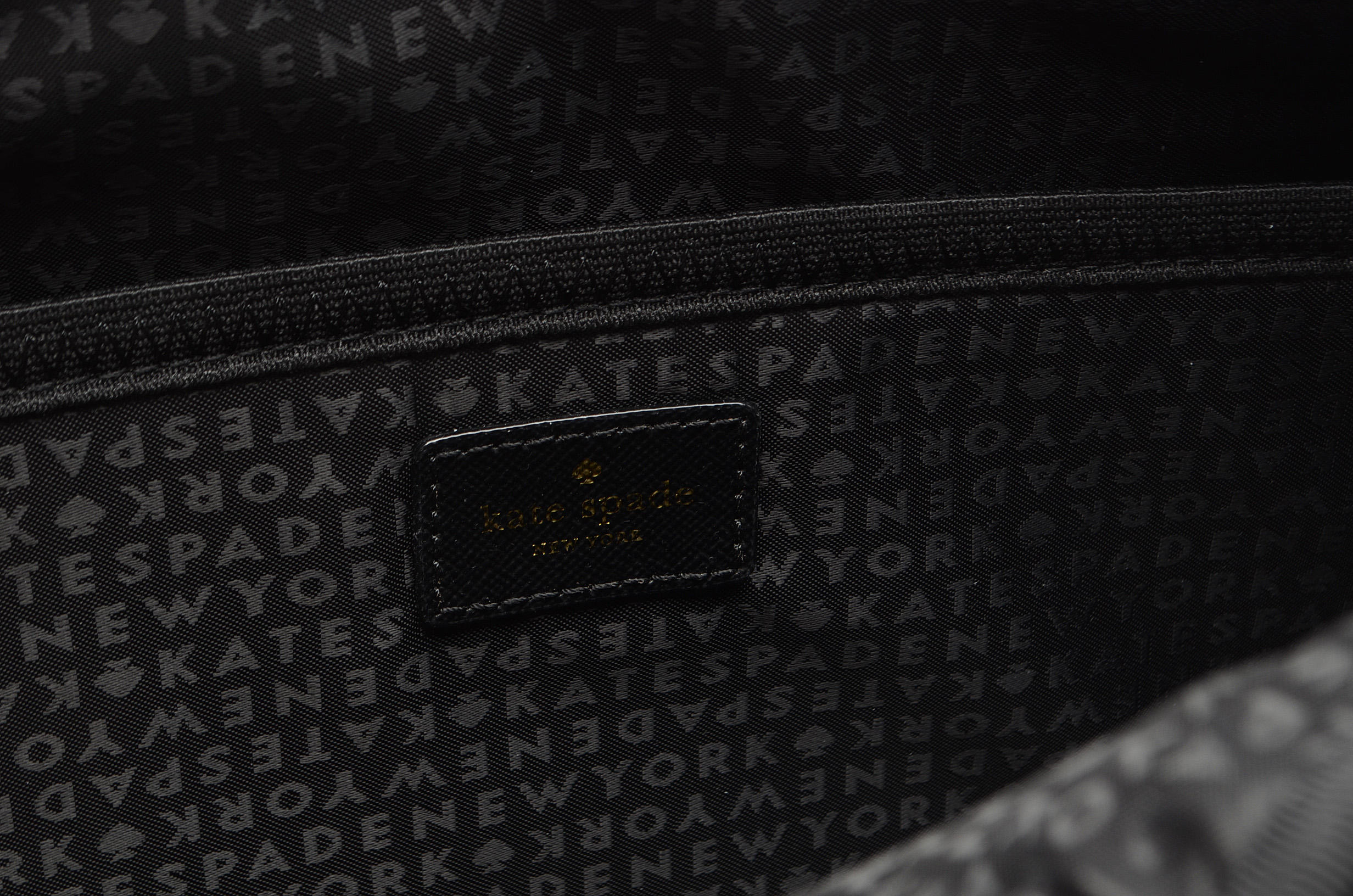 Kate Spade New York Black Avenue Hilo Black Nylon Backpack