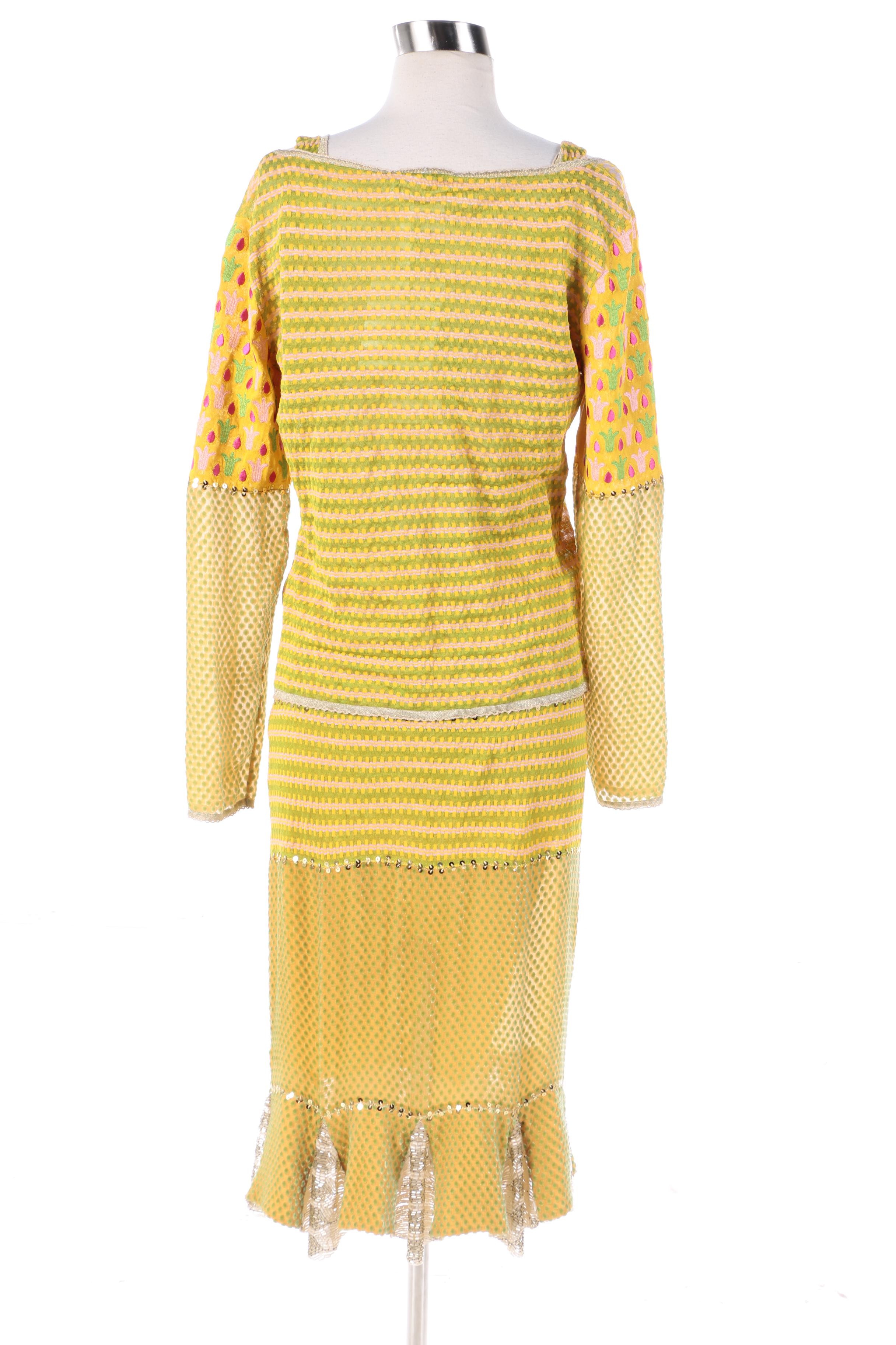 Christian Dior Boutique 21st Century Jaipur Gypsy Beaded and Sequined Ensemble