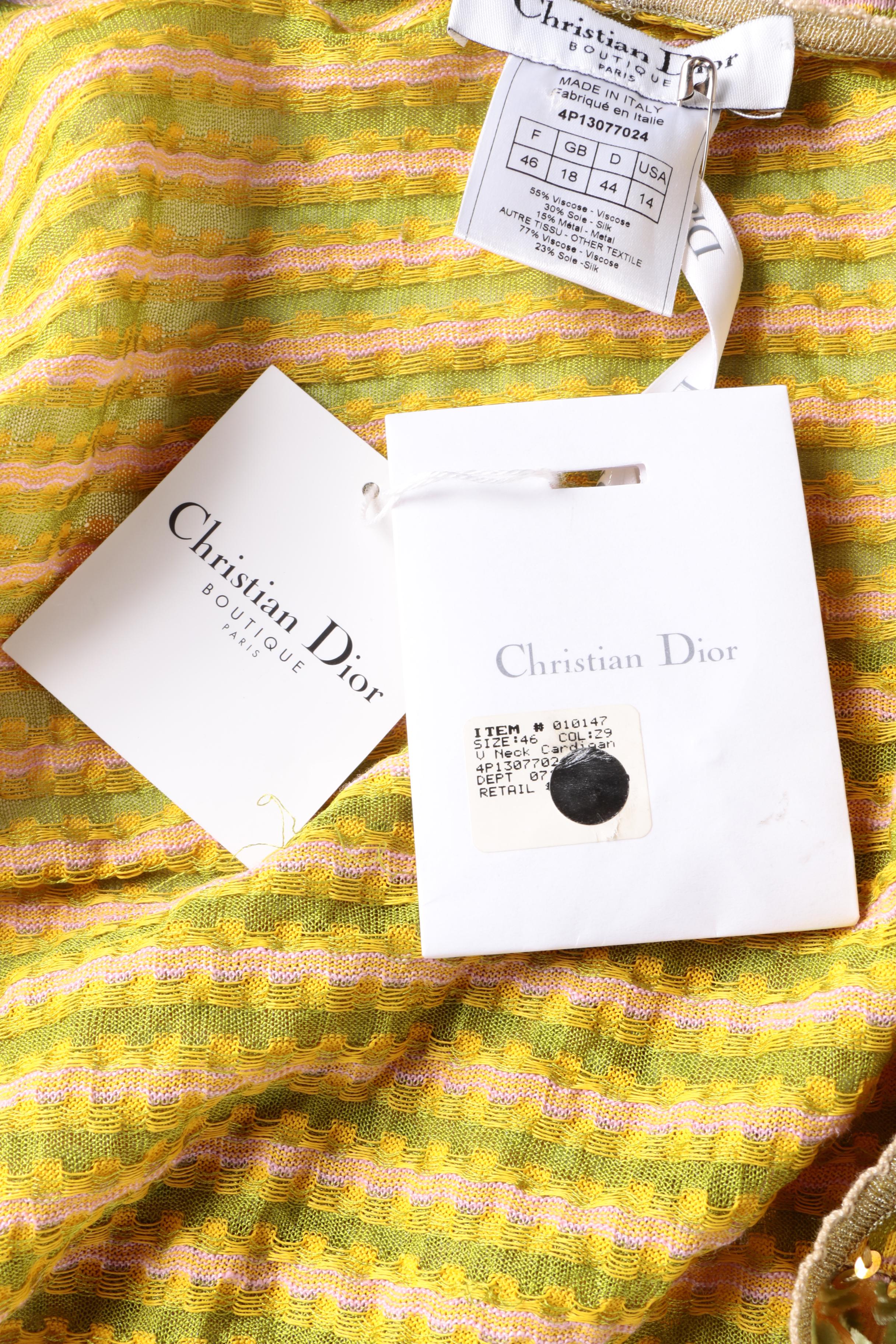 Christian Dior Boutique 21st Century Jaipur Gypsy Beaded and Sequined Ensemble