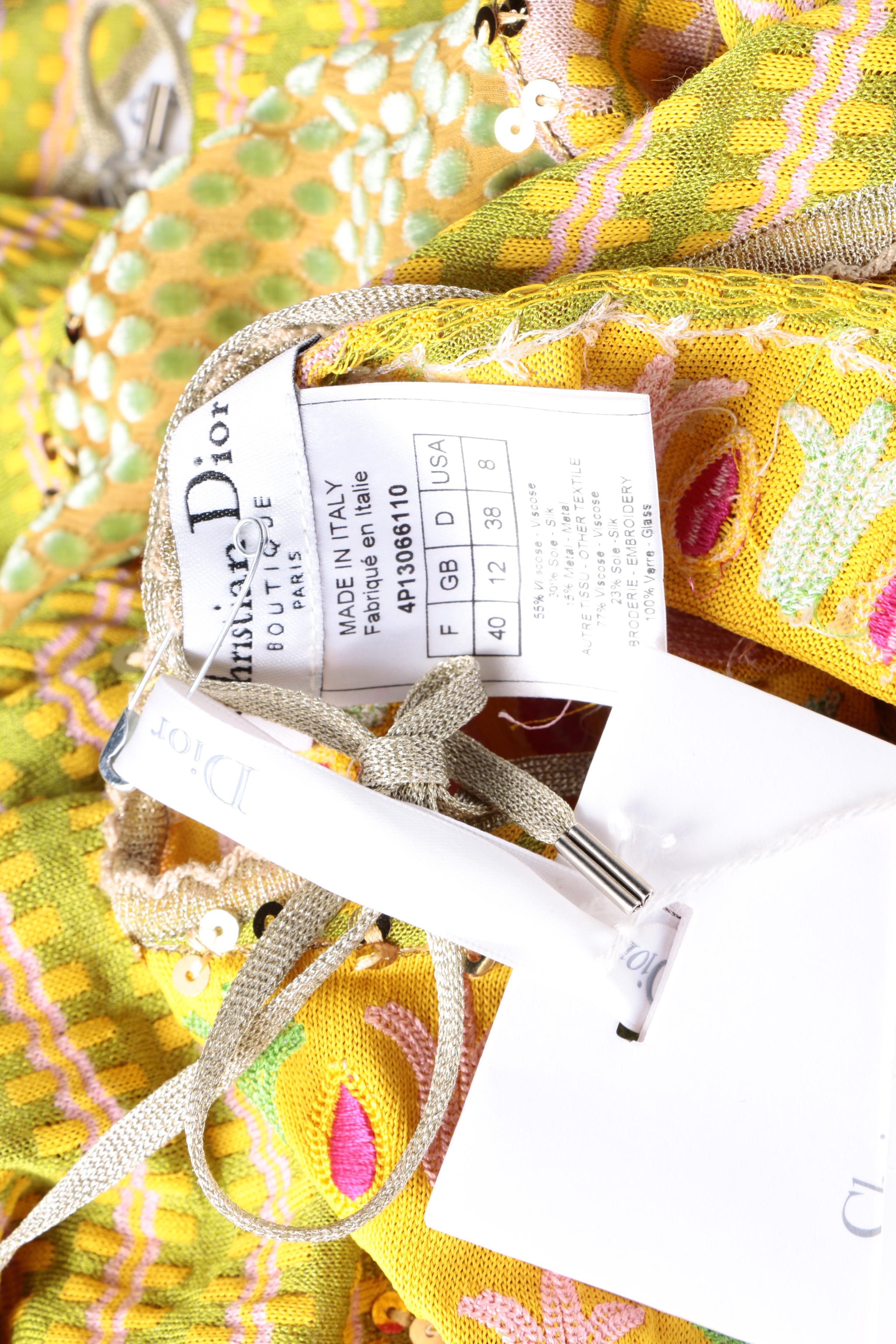 Christian Dior Boutique 21st Century Jaipur Gypsy Beaded and Sequined Ensemble