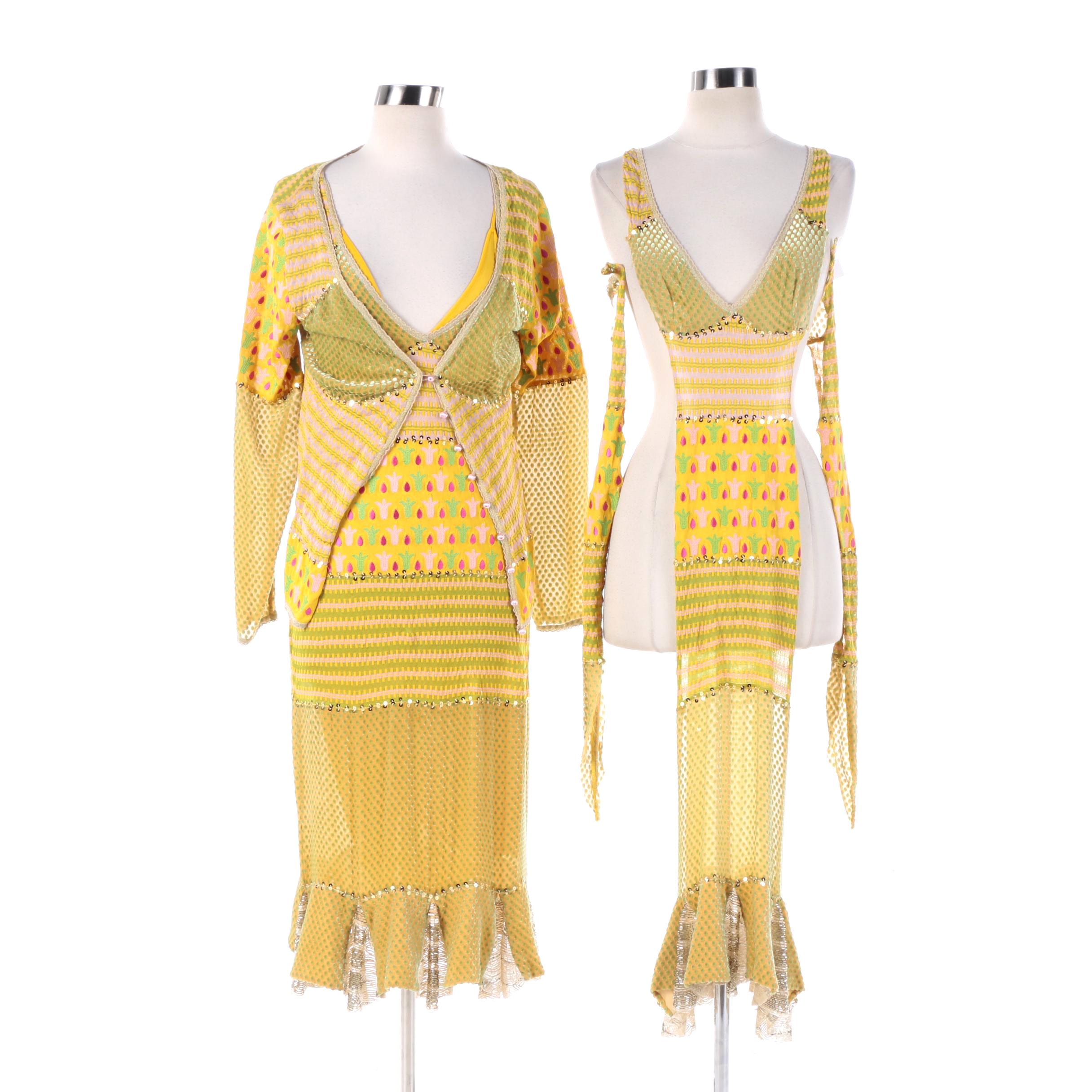 Christian Dior Boutique 21st Century Jaipur Gypsy Beaded and Sequined Ensemble